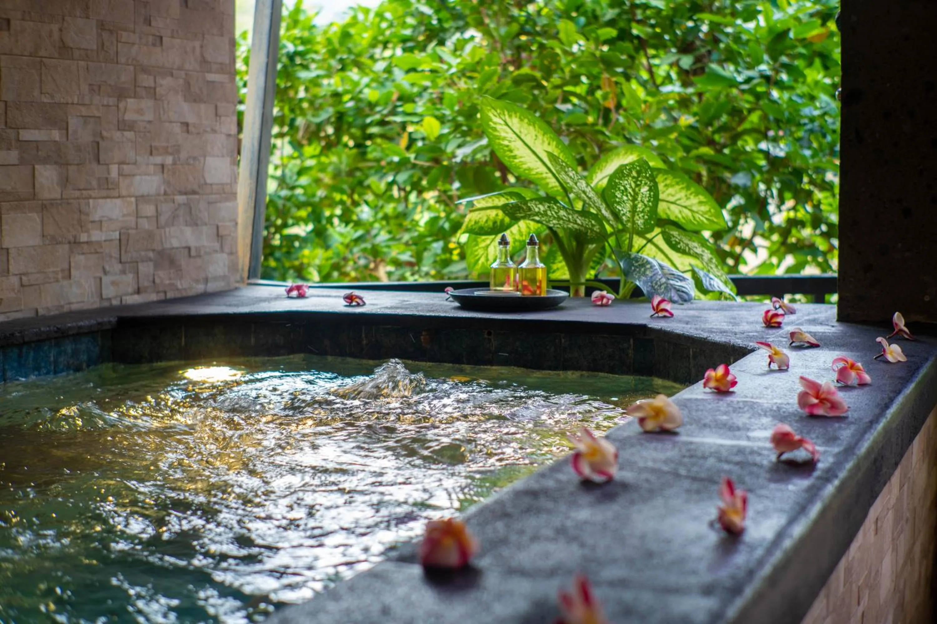 Hot Tub in Villa Selonding Batu