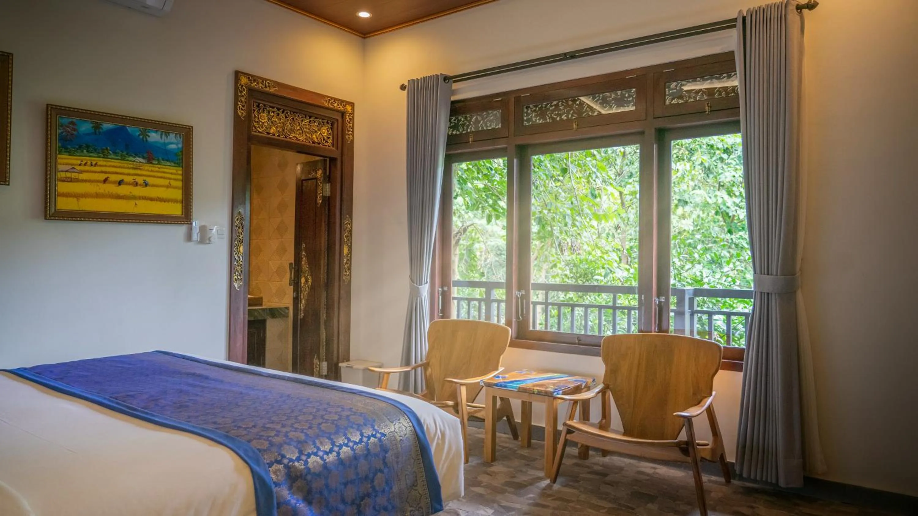 Bedroom, Bed in Villa Selonding Batu