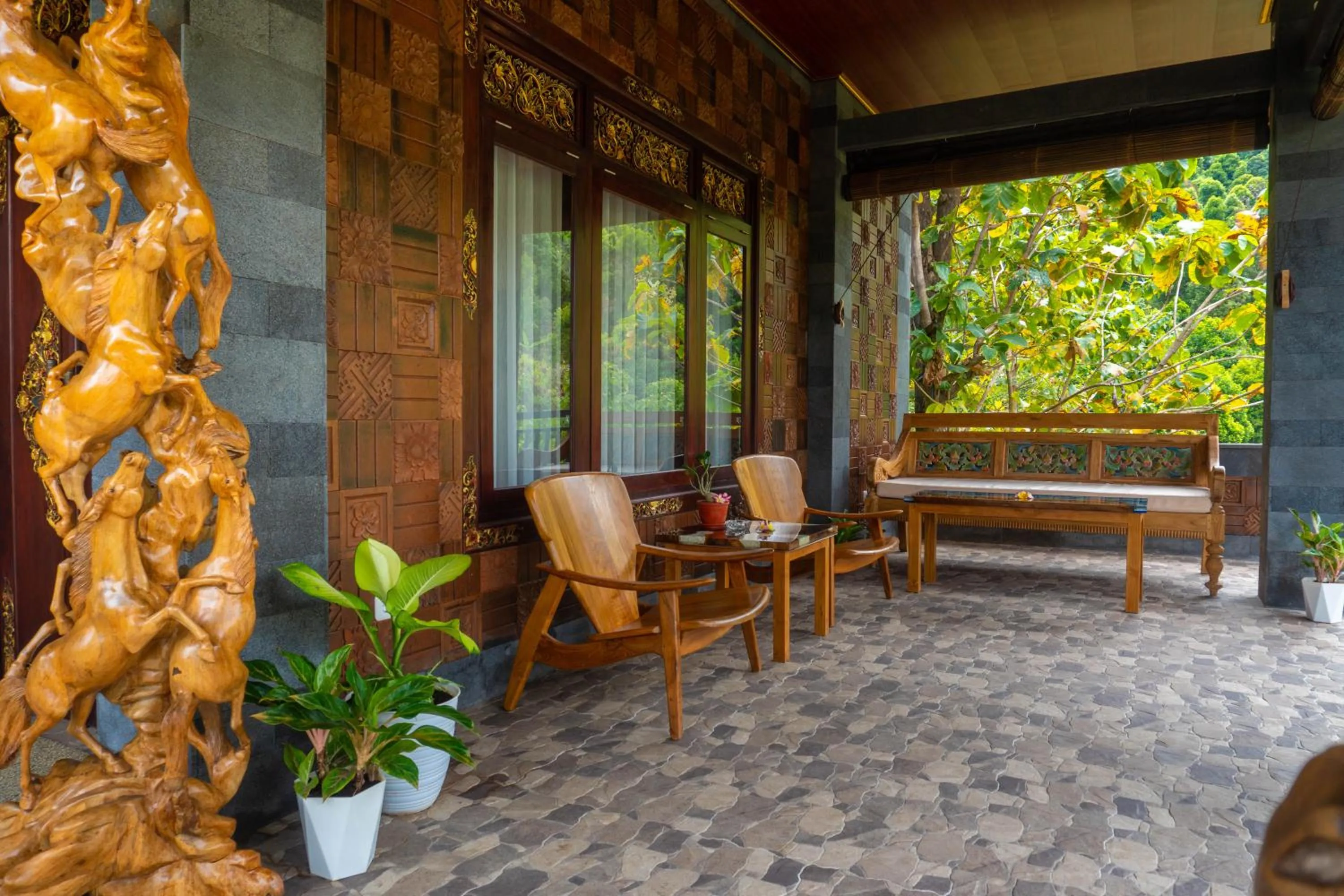 Balcony/Terrace in Villa Selonding Batu