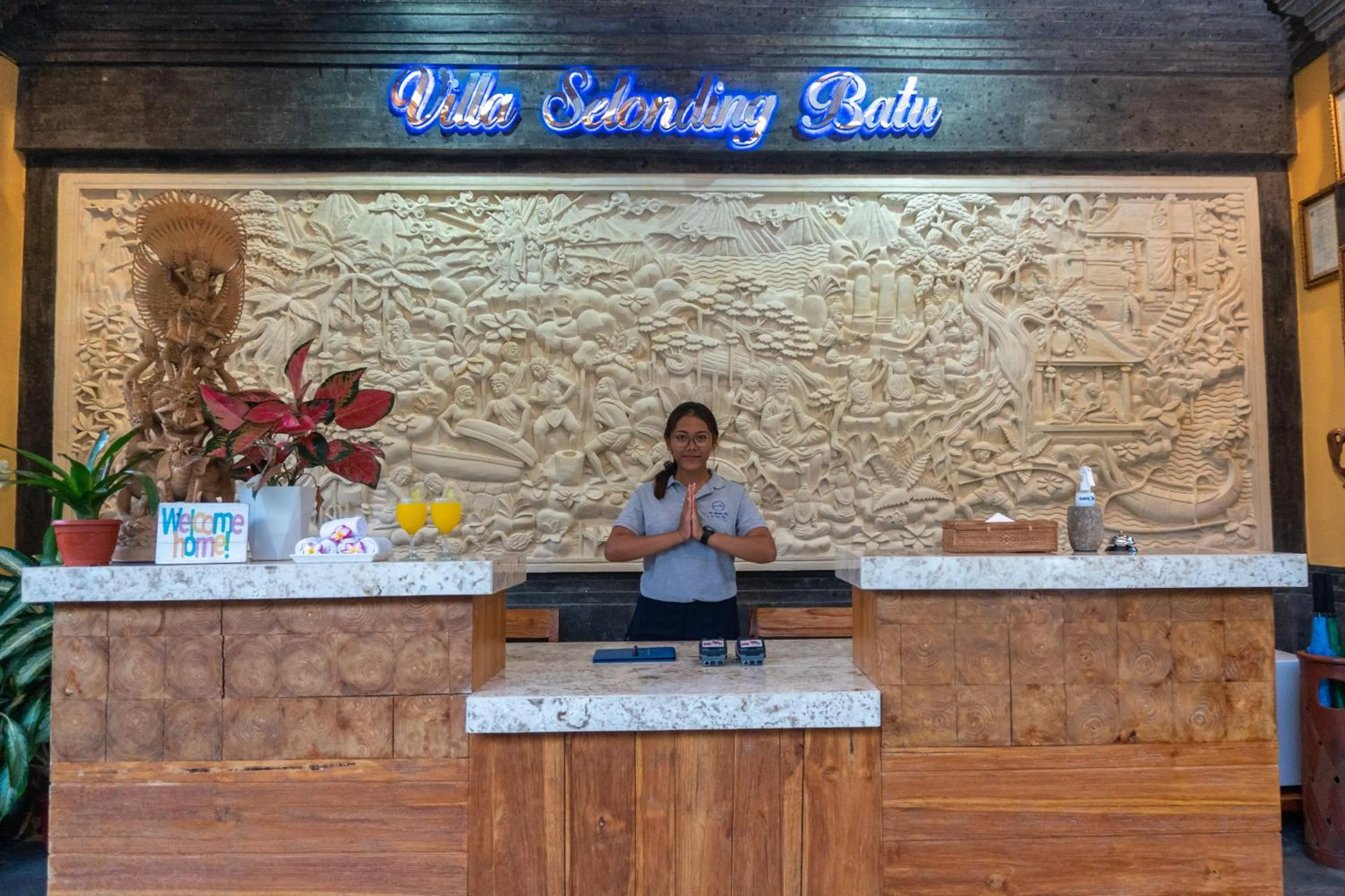 Lobby or reception in Villa Selonding Batu