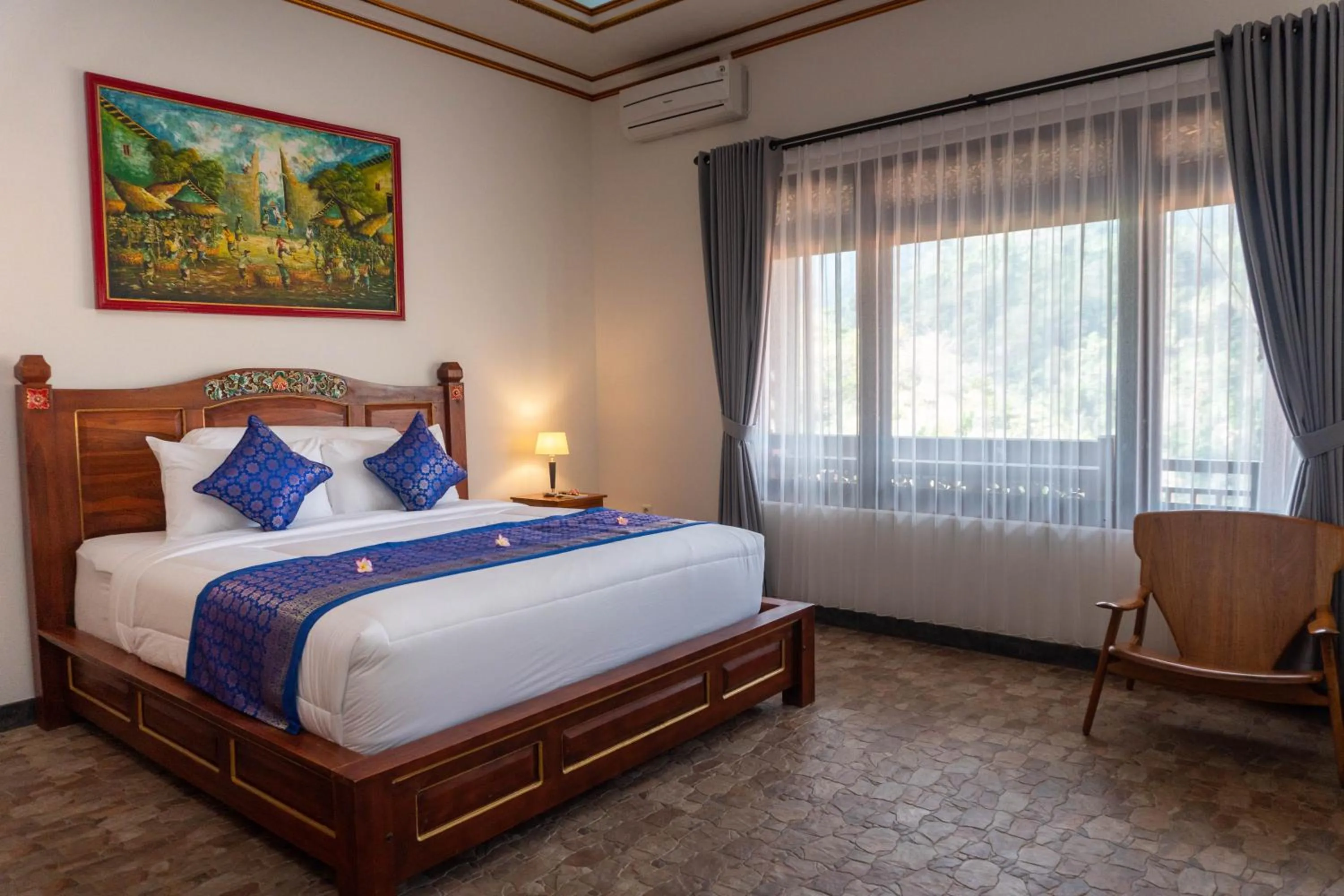 Bedroom, Bed in Villa Selonding Batu