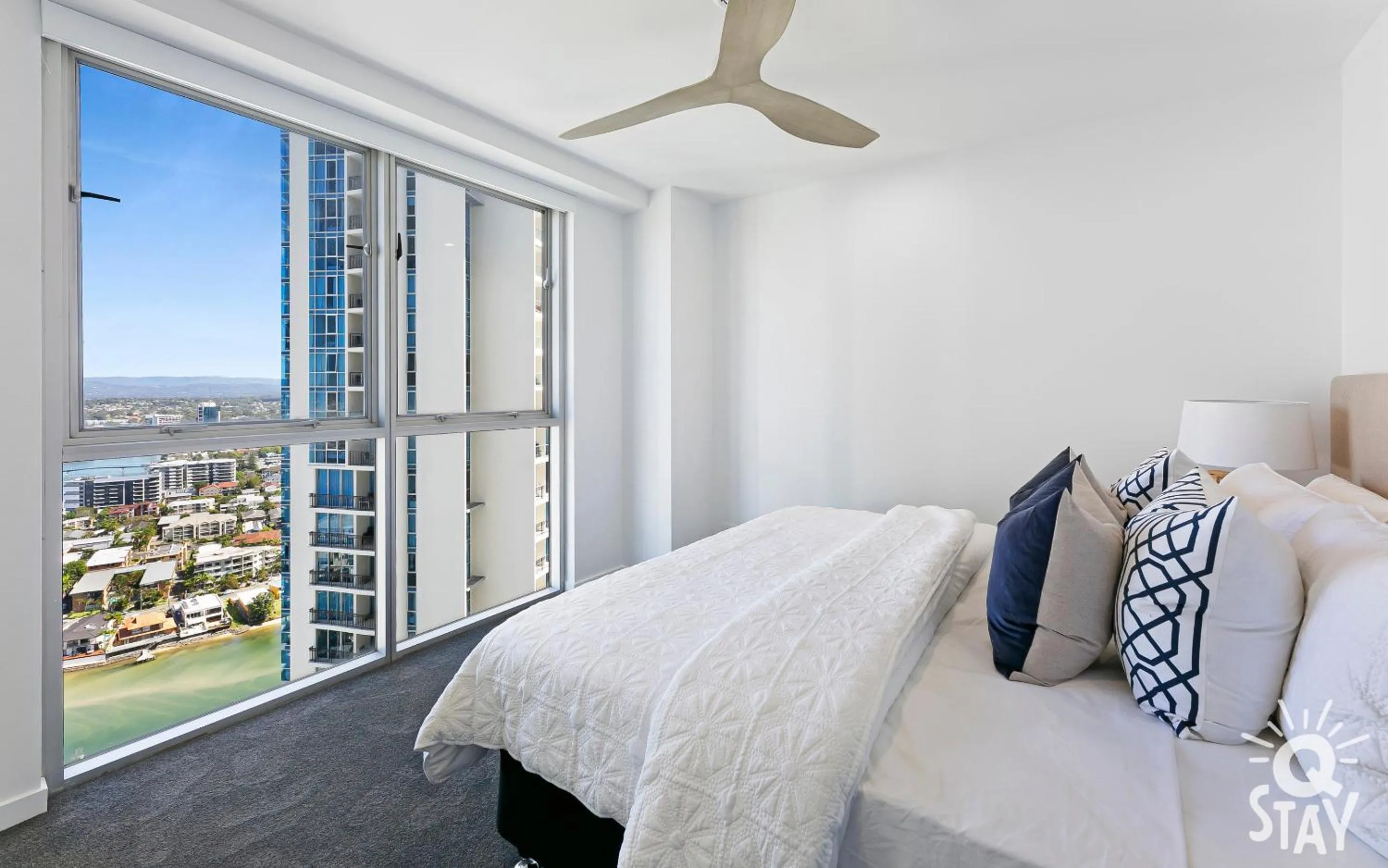 Bedroom, Bed in Chevron Renaissance by Vaun