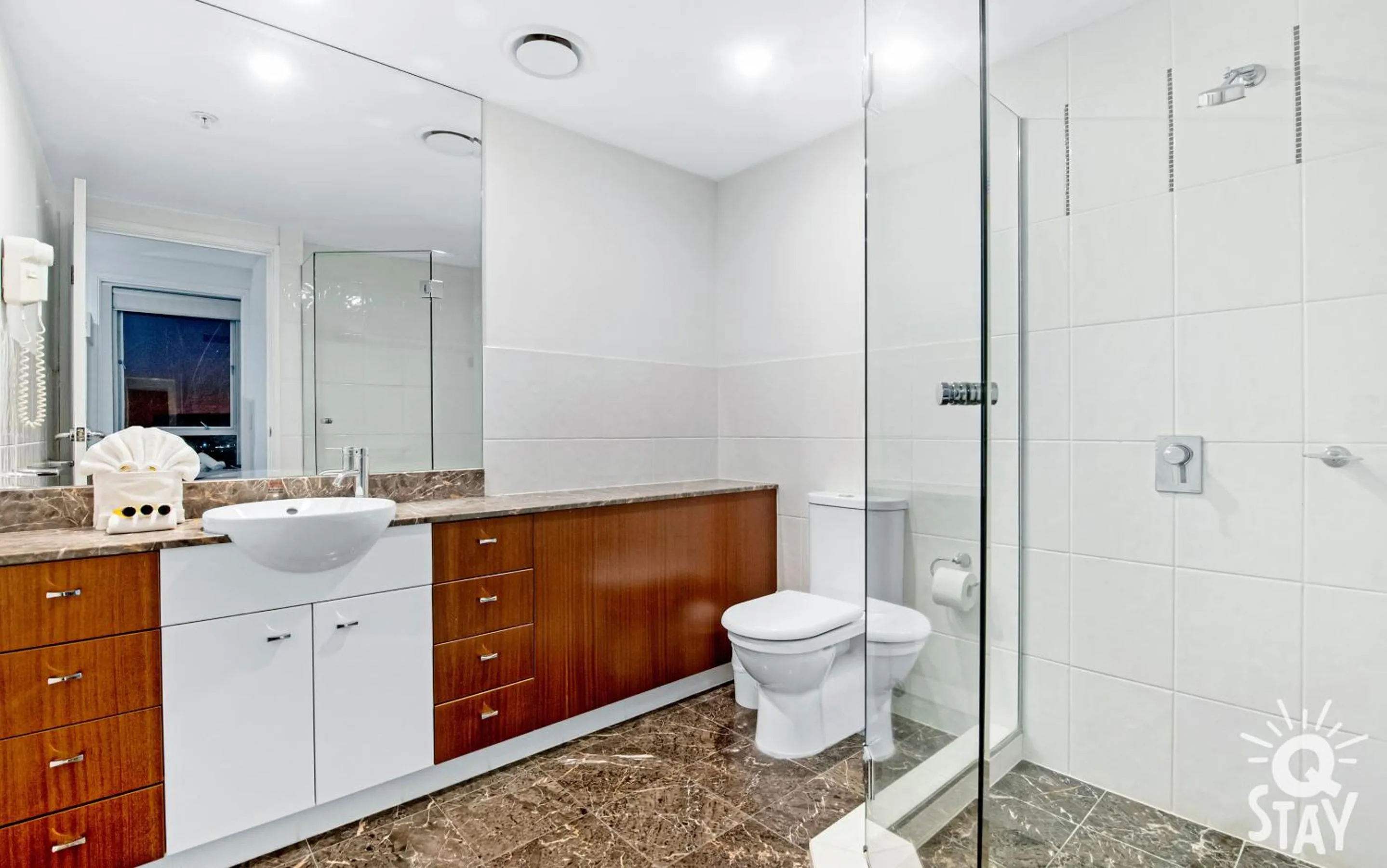 Bathroom in Chevron Renaissance by Vaun