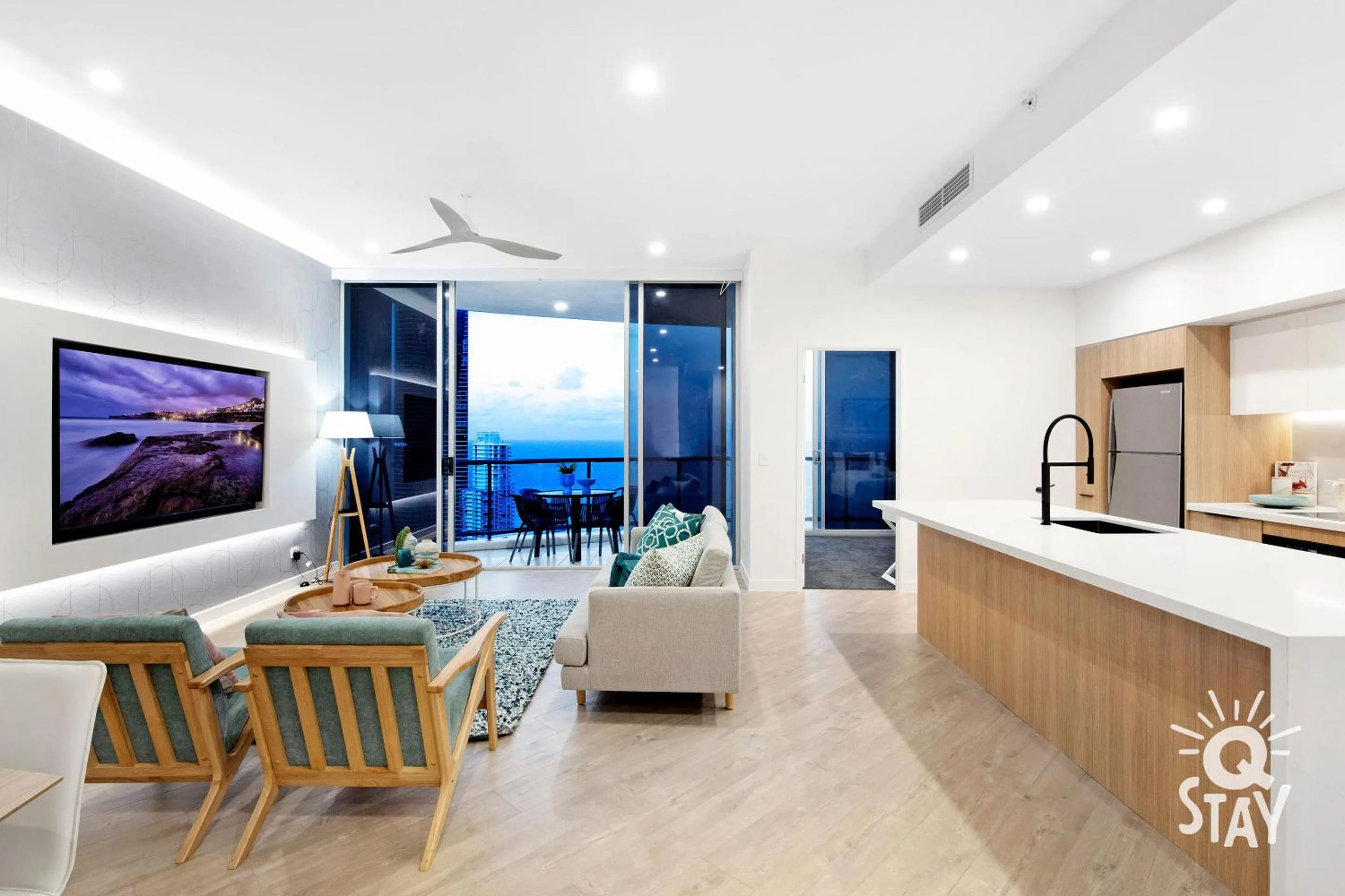 Living room in Chevron Renaissance by Vaun