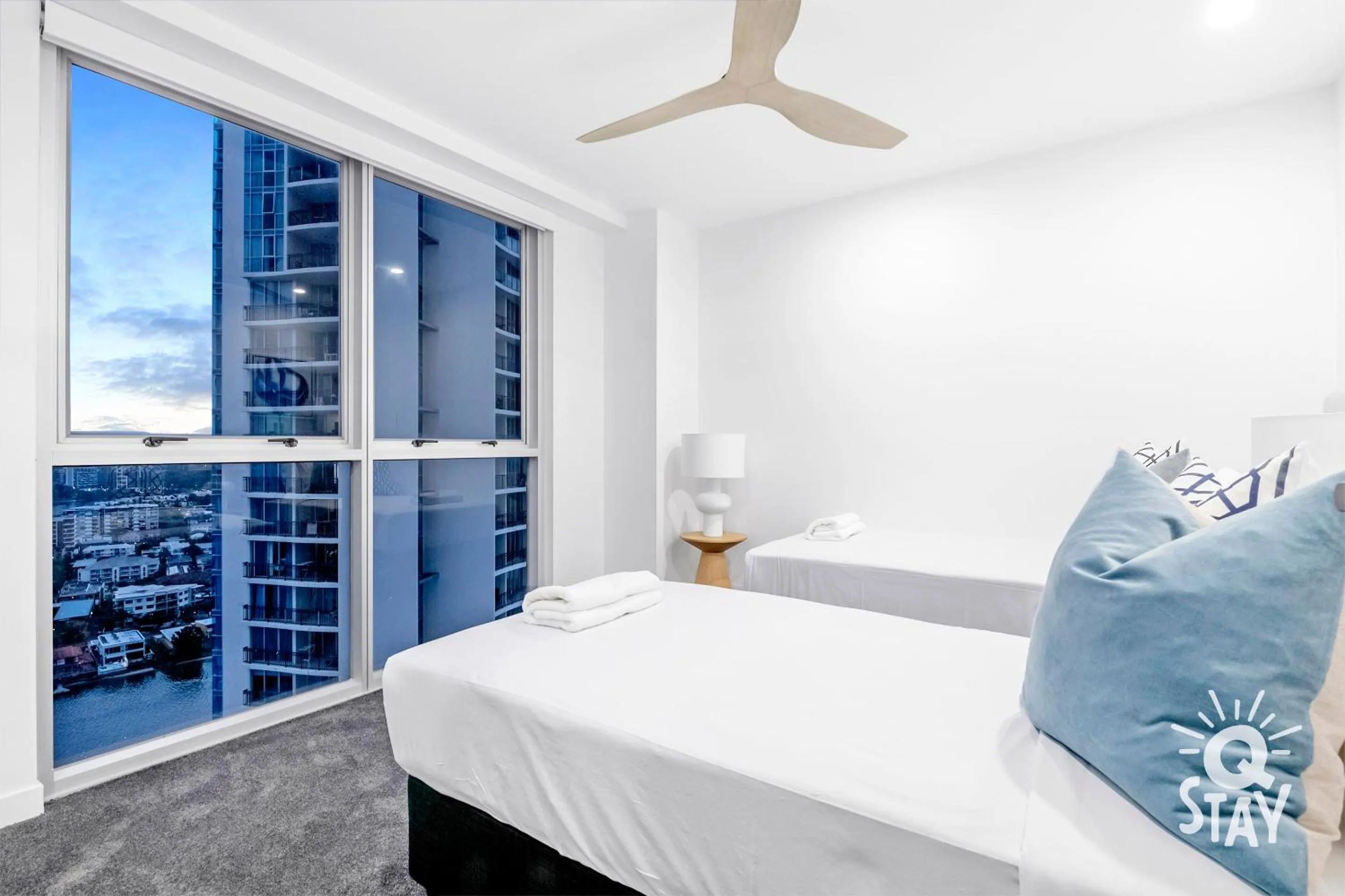 Bedroom, Bed in Chevron Renaissance by Vaun