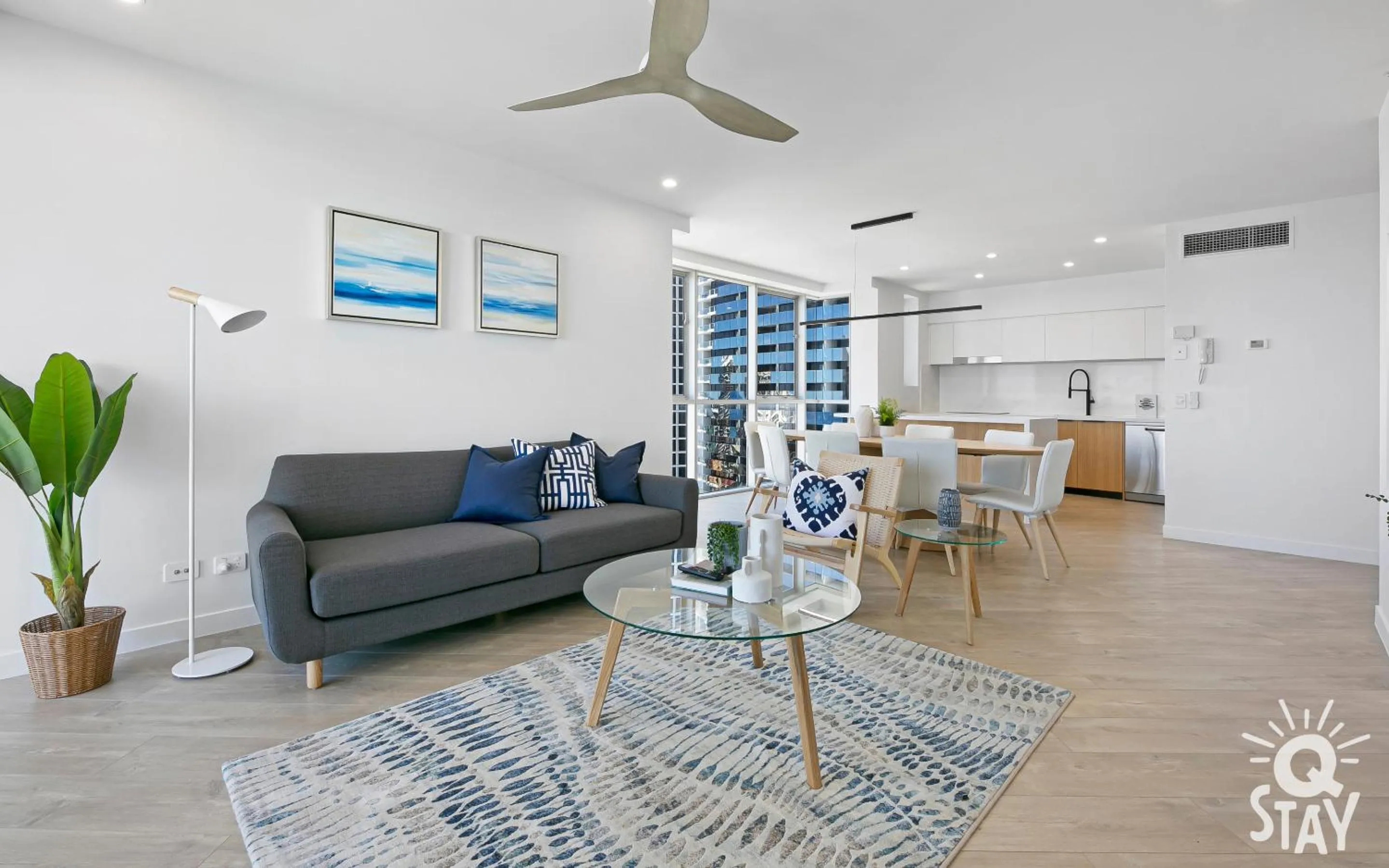 Living room in Chevron Renaissance by Vaun