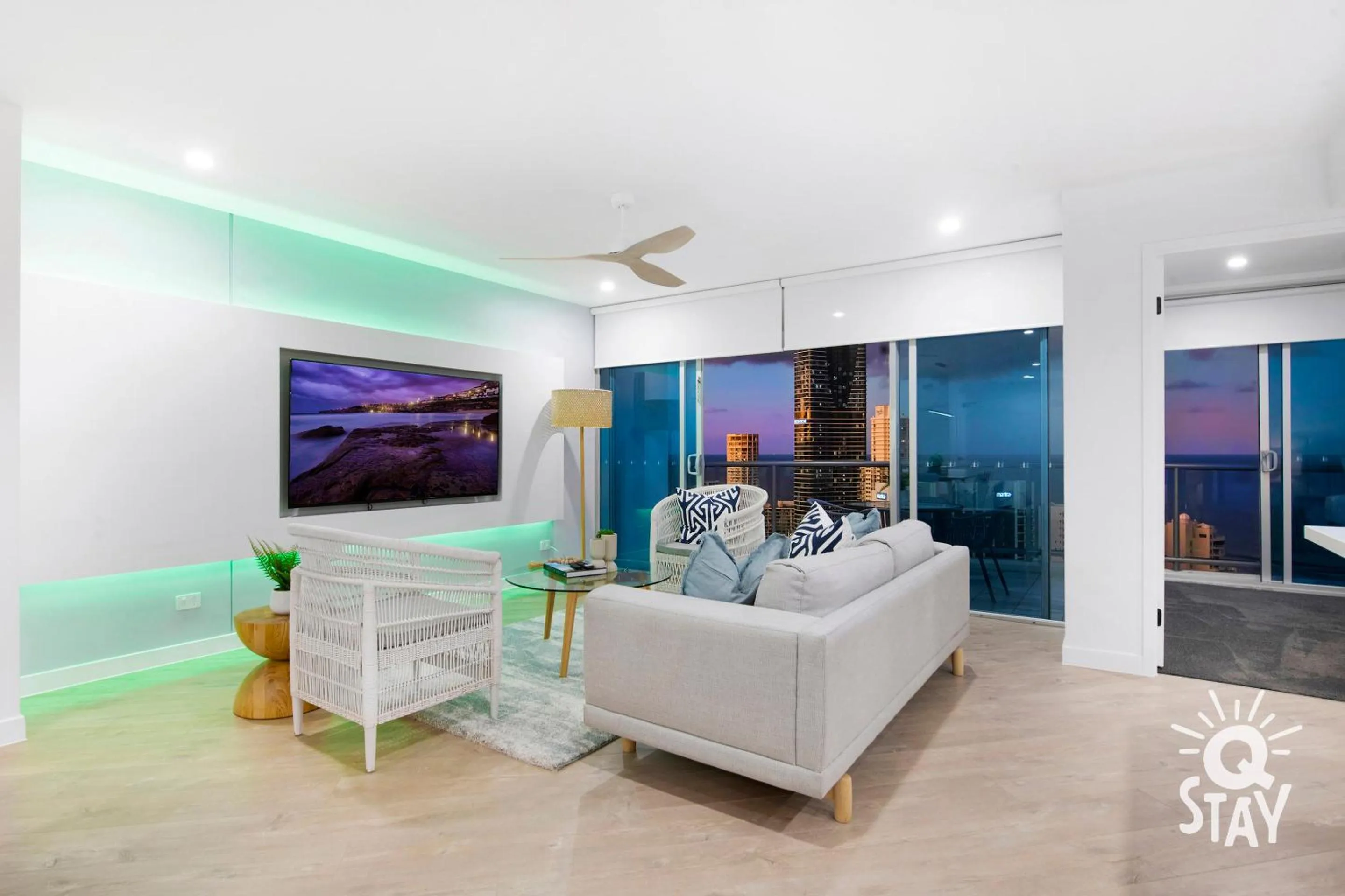 Living room in Chevron Renaissance by Vaun