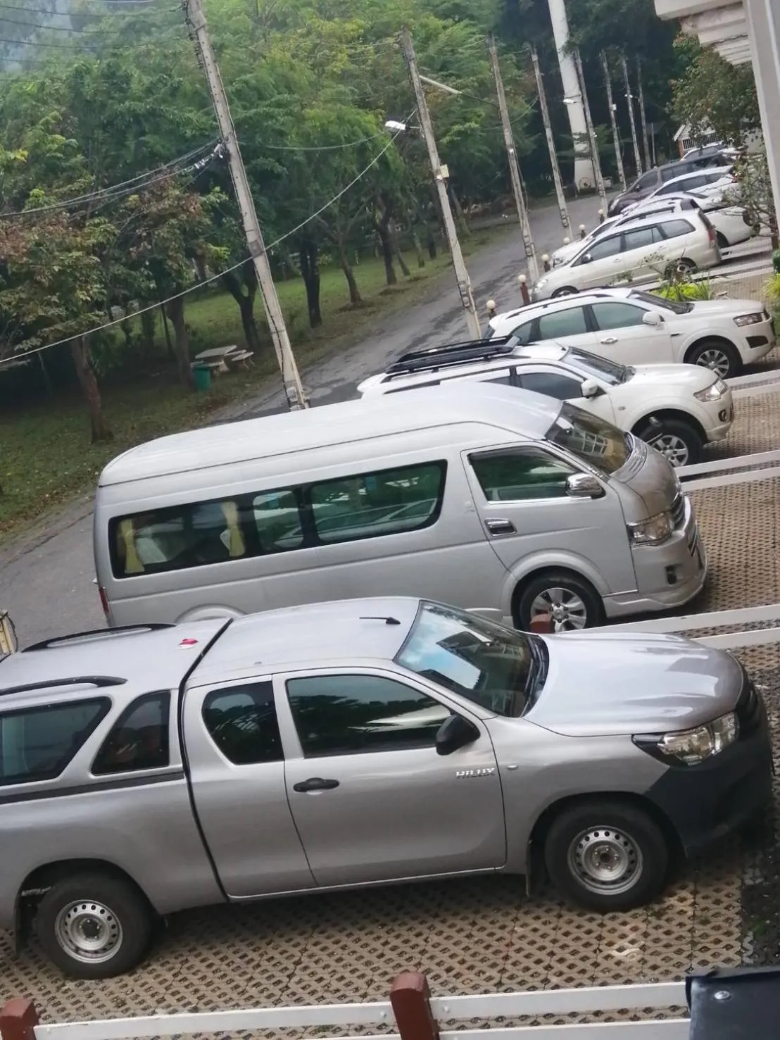 Parking in Family Resort Khao Yai