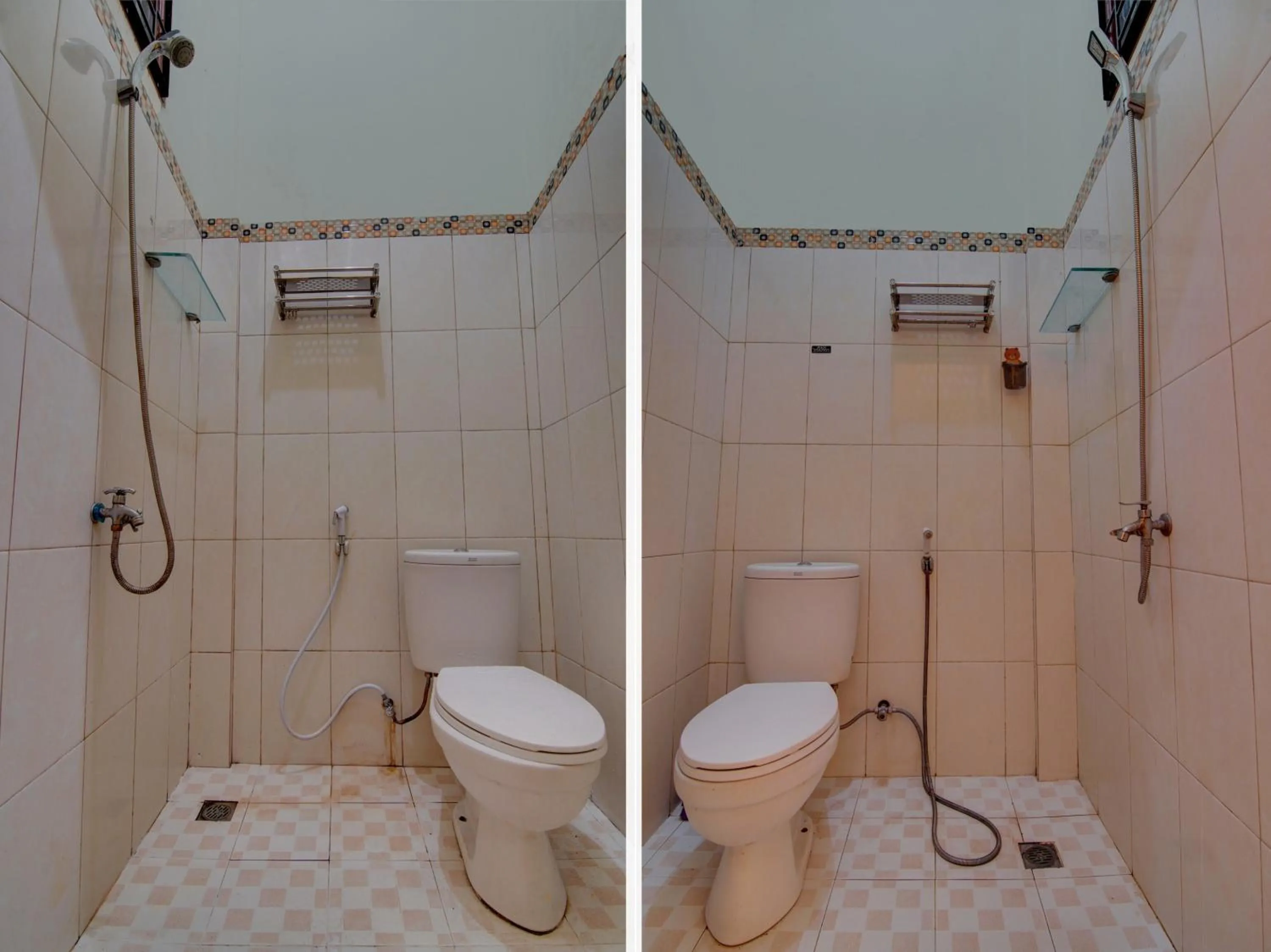 Bathroom in Hotel O Bahagia Homestay SyariahNearMonument Park City Sand Pengaraian