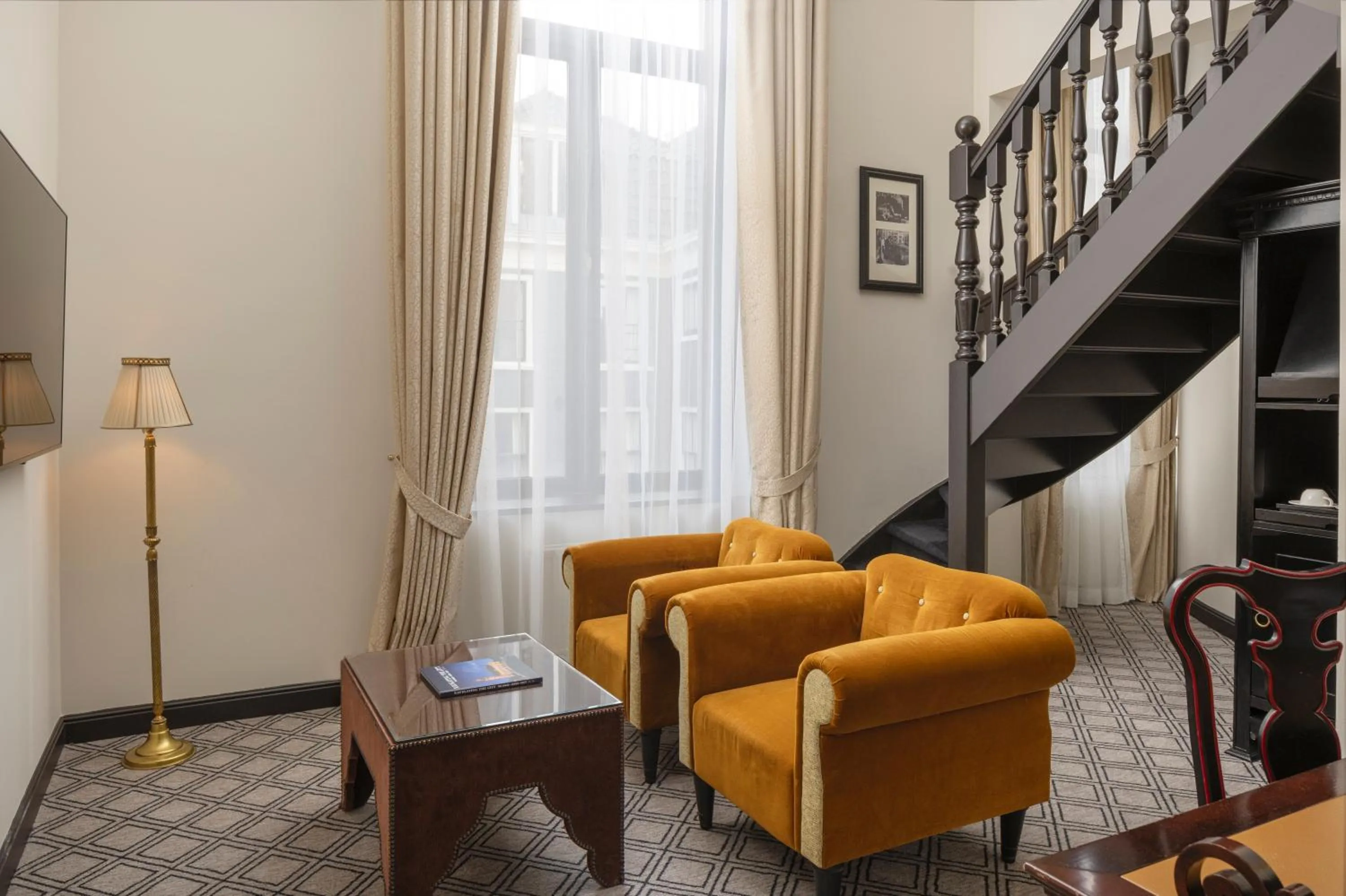 Seating area in Hotel Des Indes The Hague
