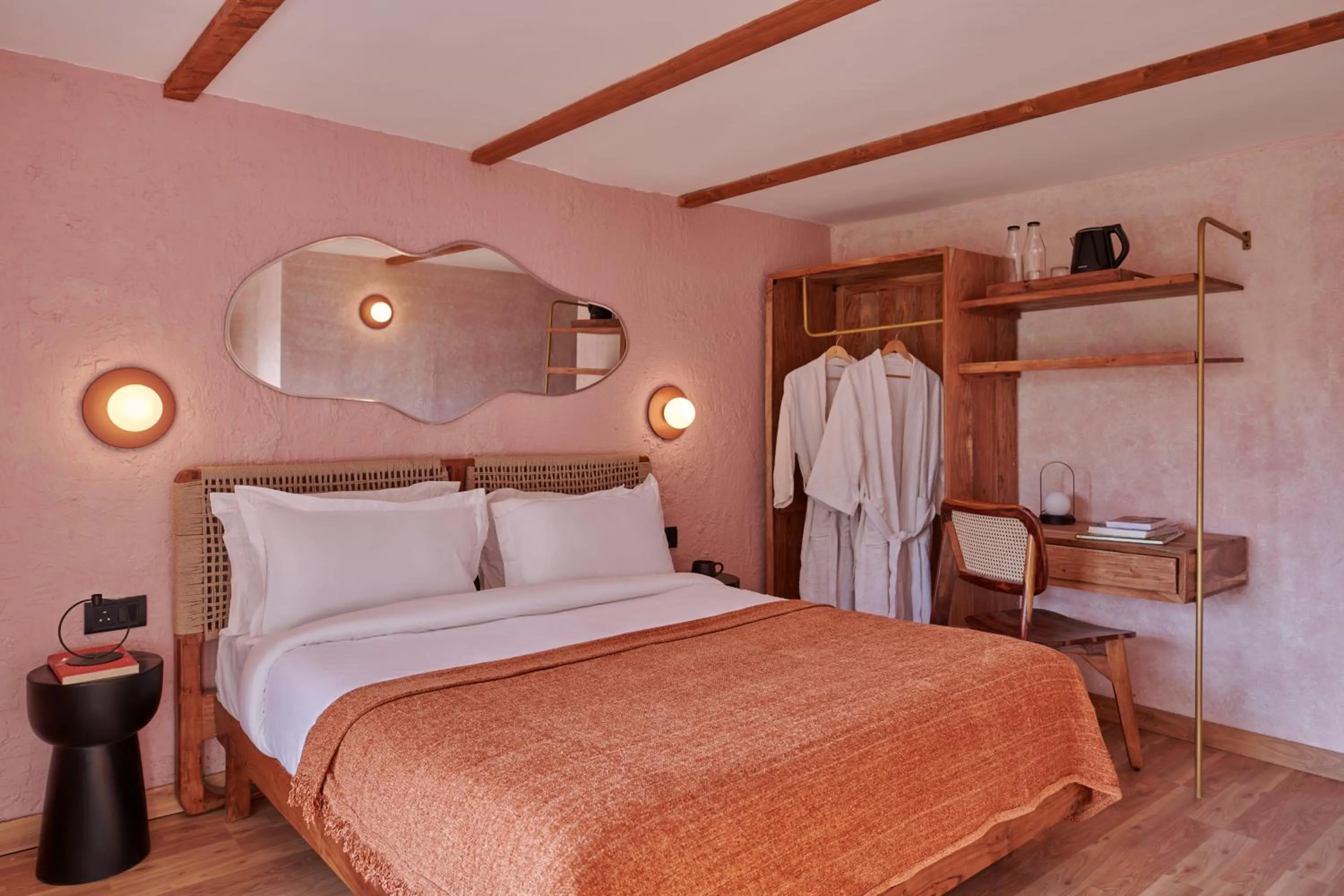 Bed in Minimalist : An Eco Farmstay