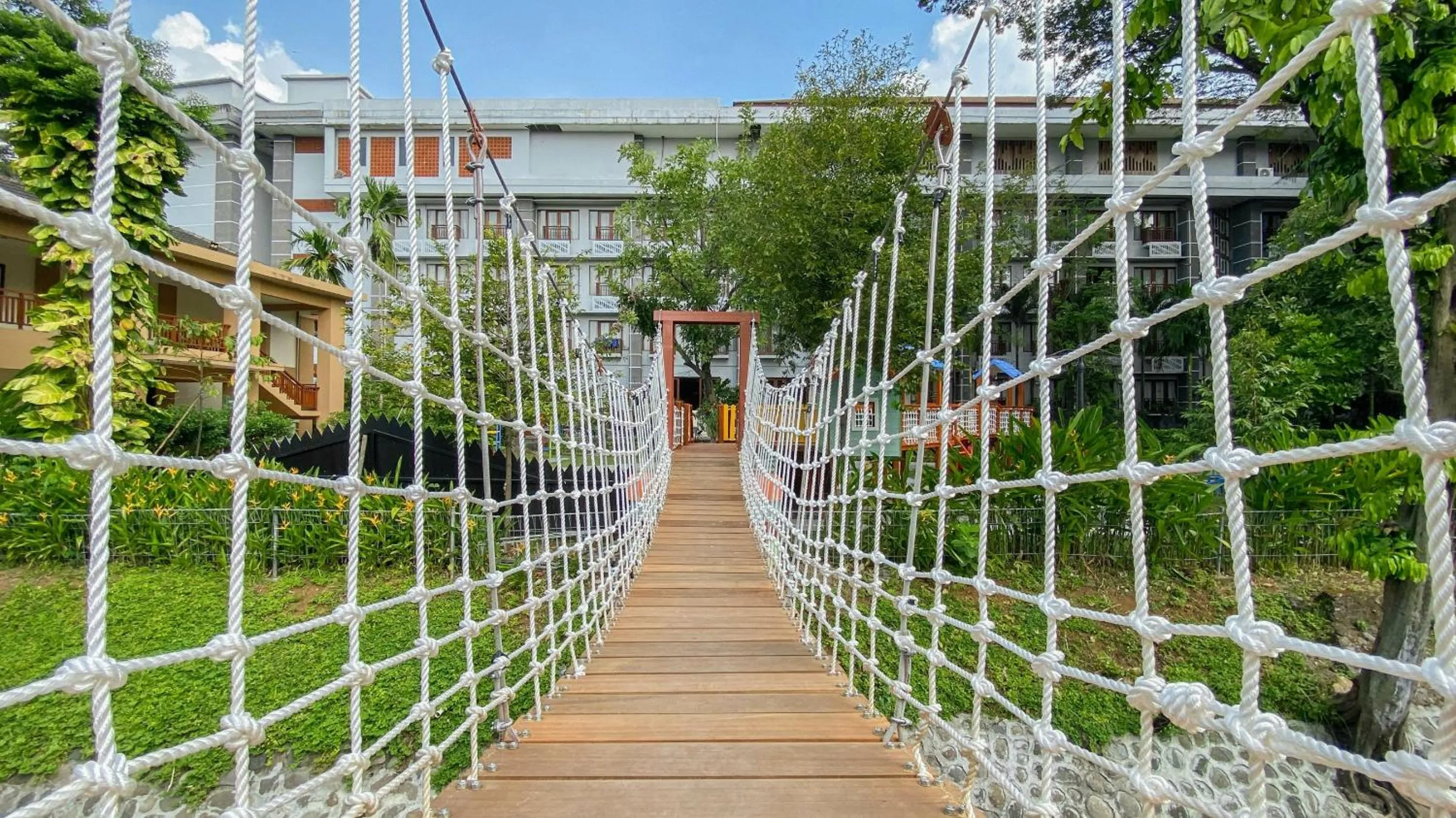 Children play ground in Lorin Dwangsa Solo Hotel