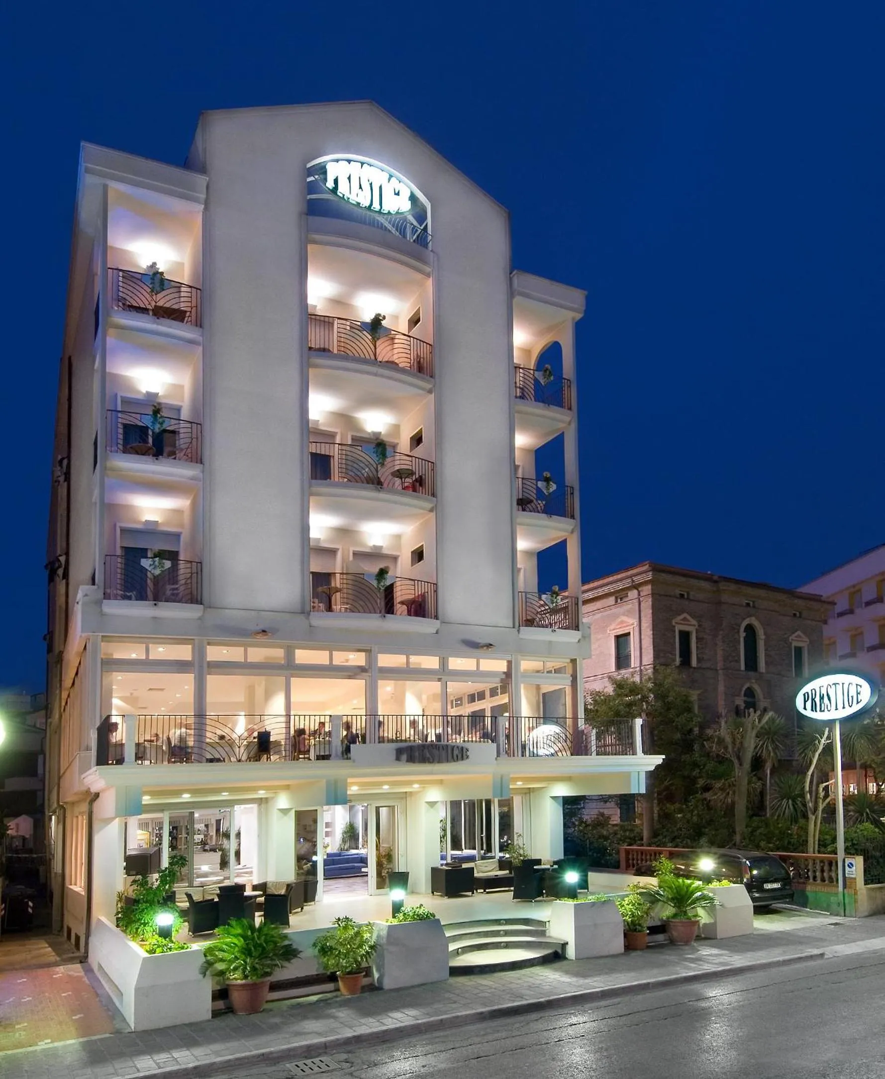 Facade/entrance in Hotel Prestige