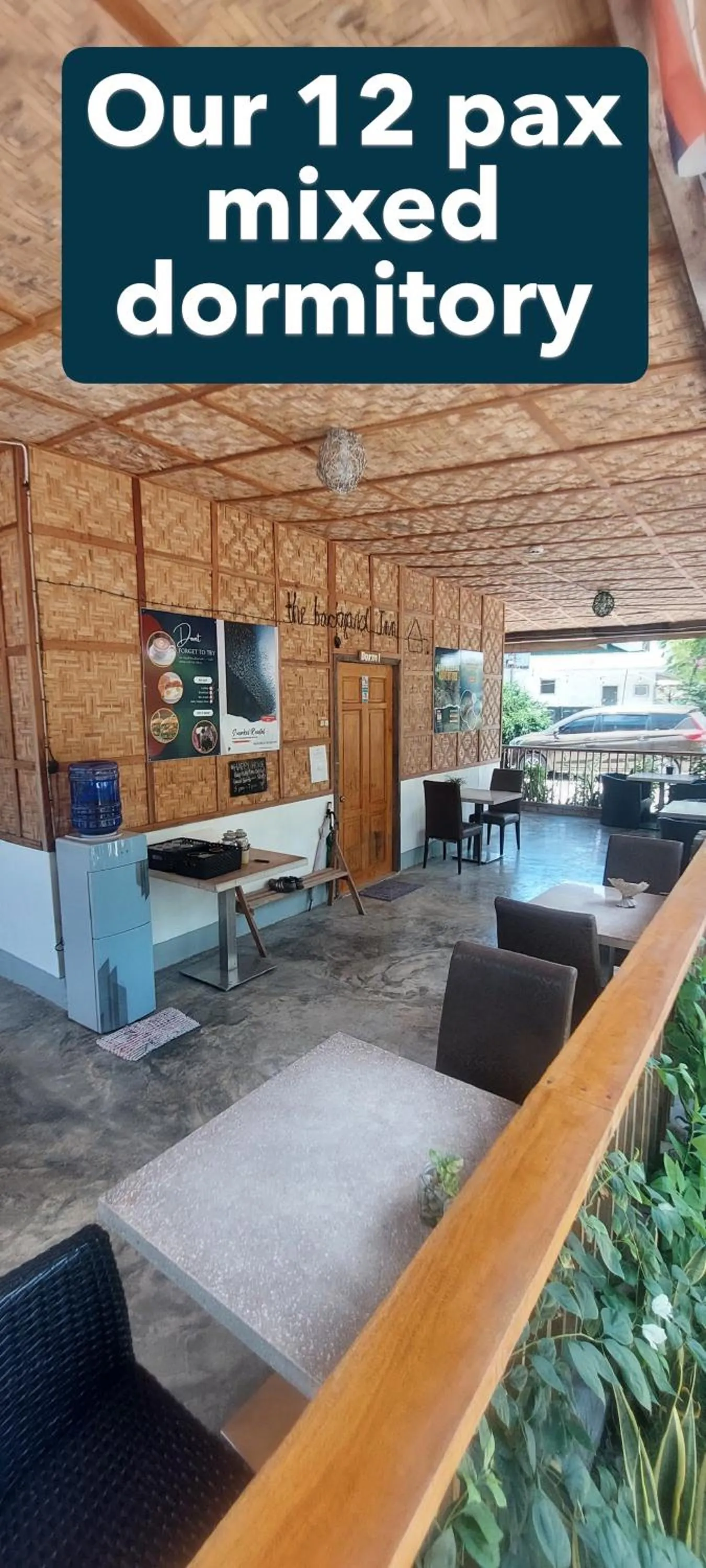 Seating area in The Backyard Inn