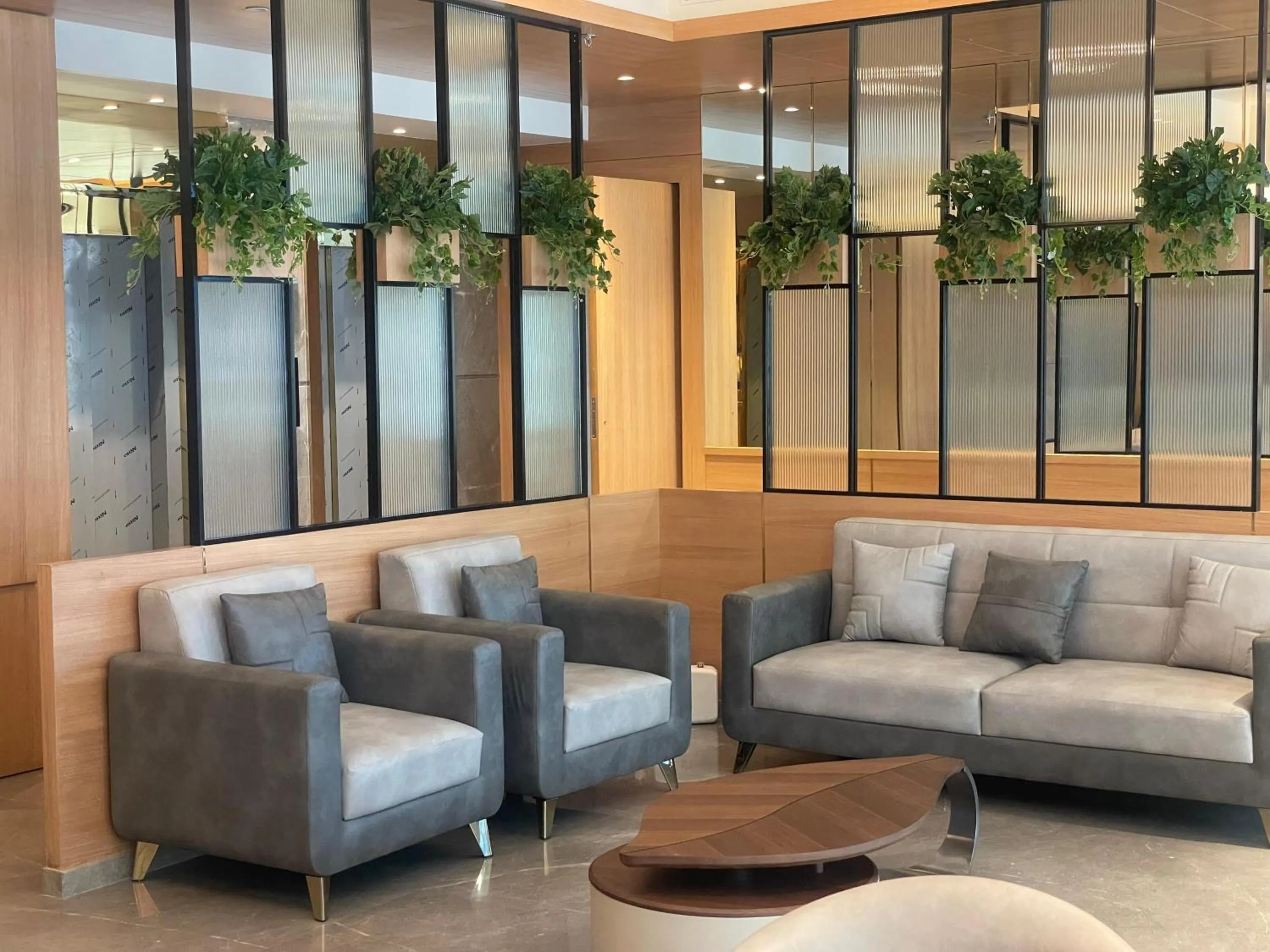 Lobby or reception in Galaxy Beacon Hotel, Santacruz ,Mumbai