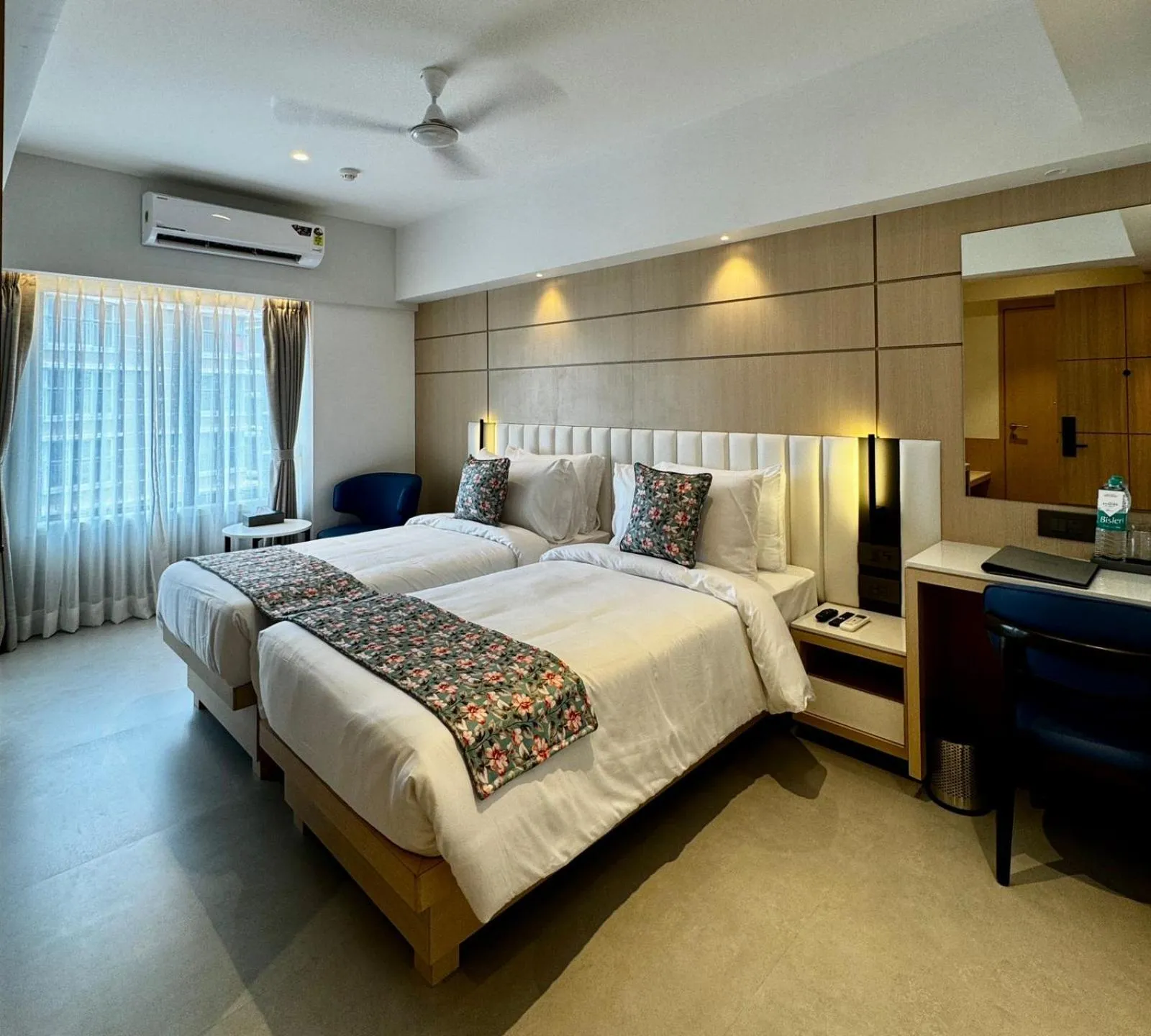 Bed in Galaxy Beacon Hotel, Santacruz ,Mumbai