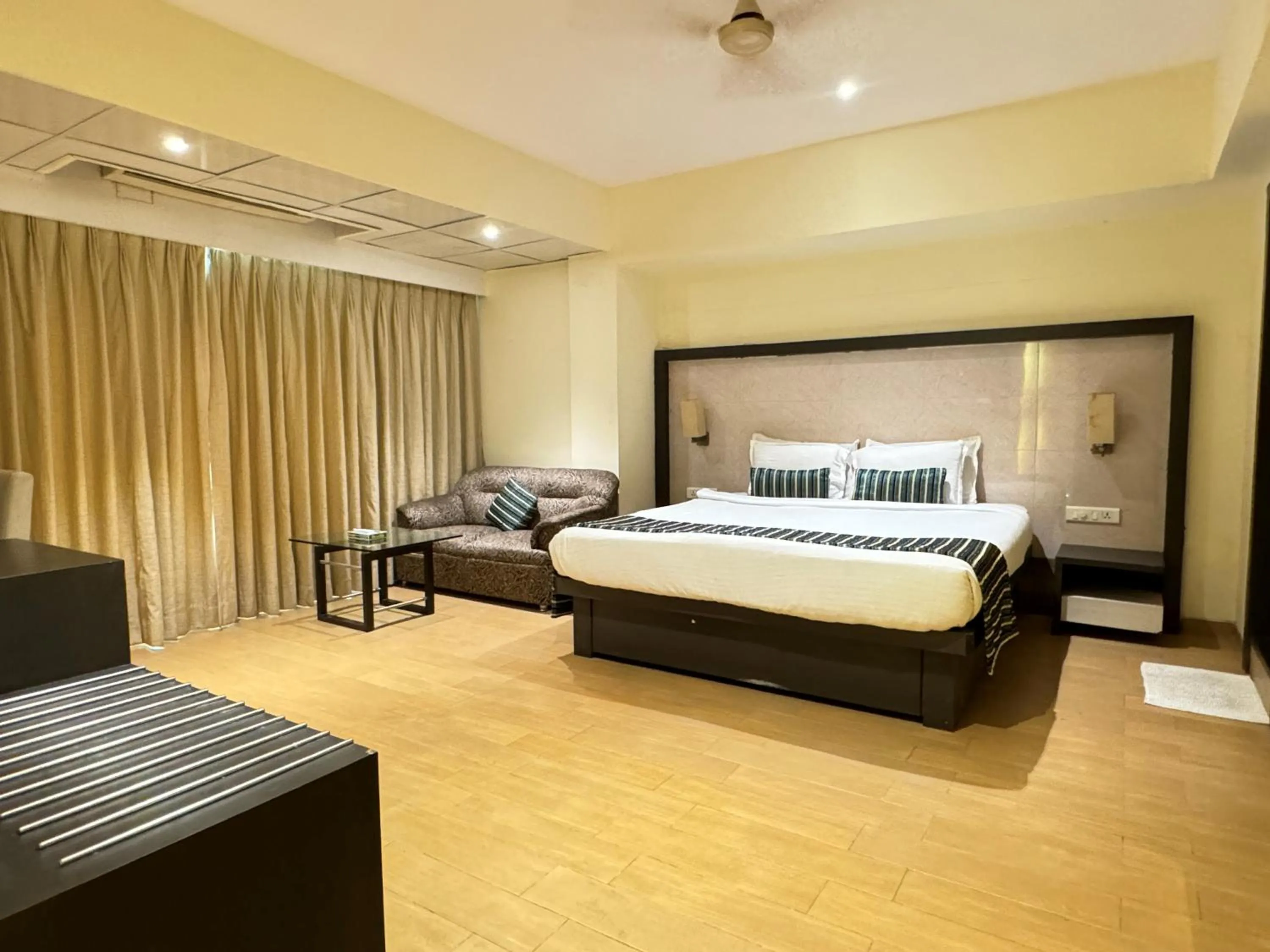 Photo of the whole room, Bed in Galaxy Beacon Hotel, Santacruz ,Mumbai