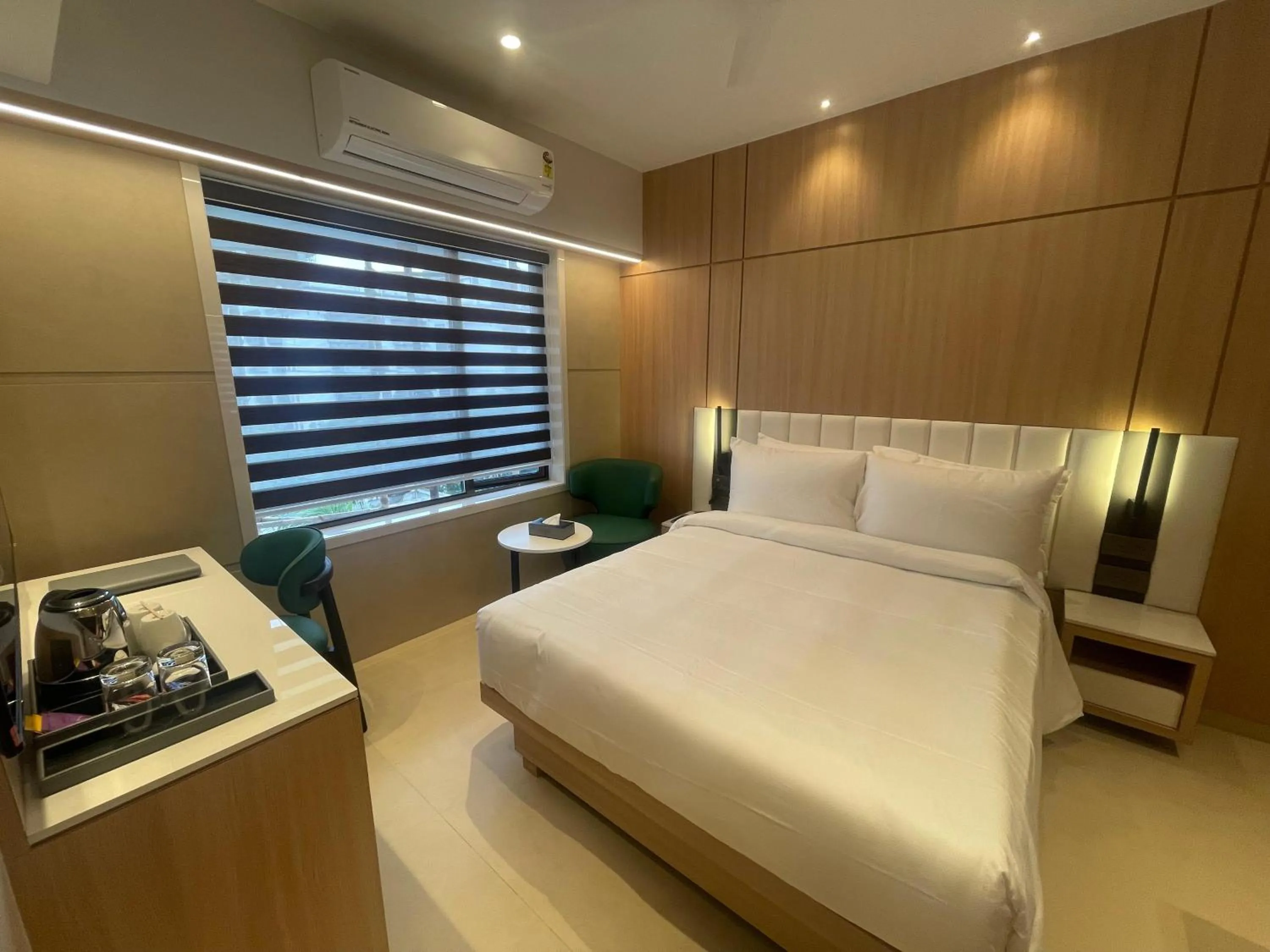 Bed in Galaxy Beacon Hotel, Santacruz ,Mumbai