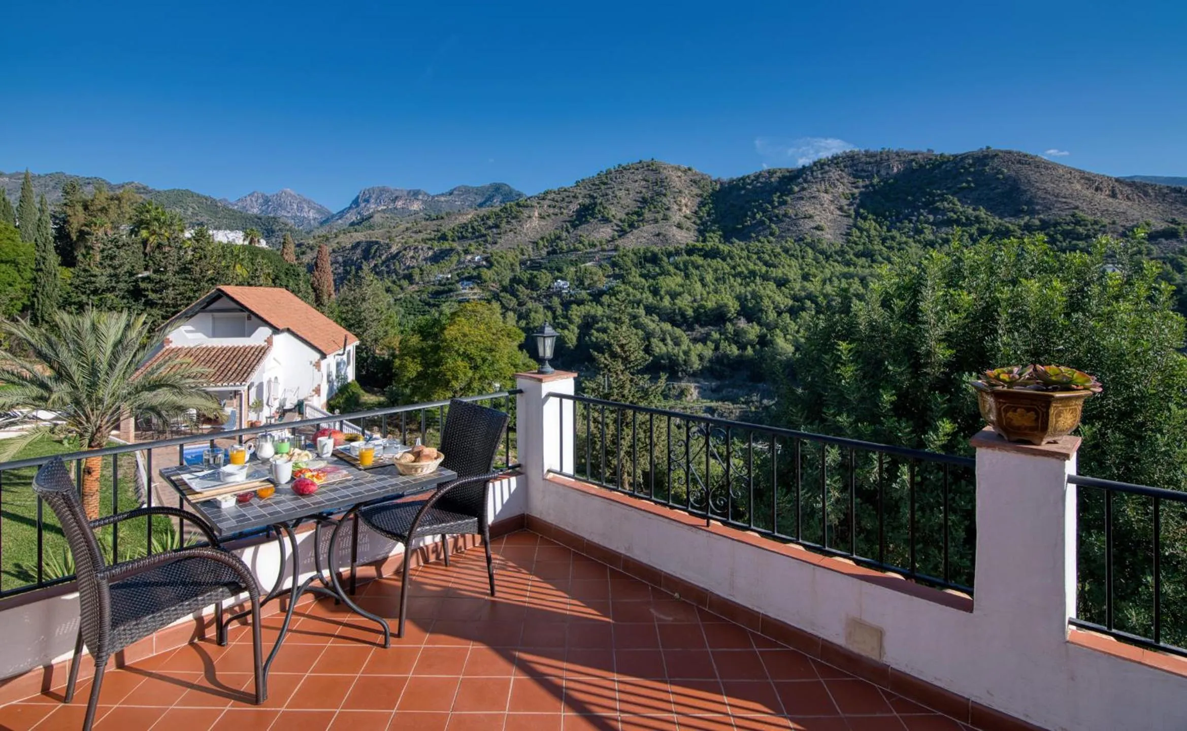 Balcony/Terrace in Villa Morera Bed & Breakfast