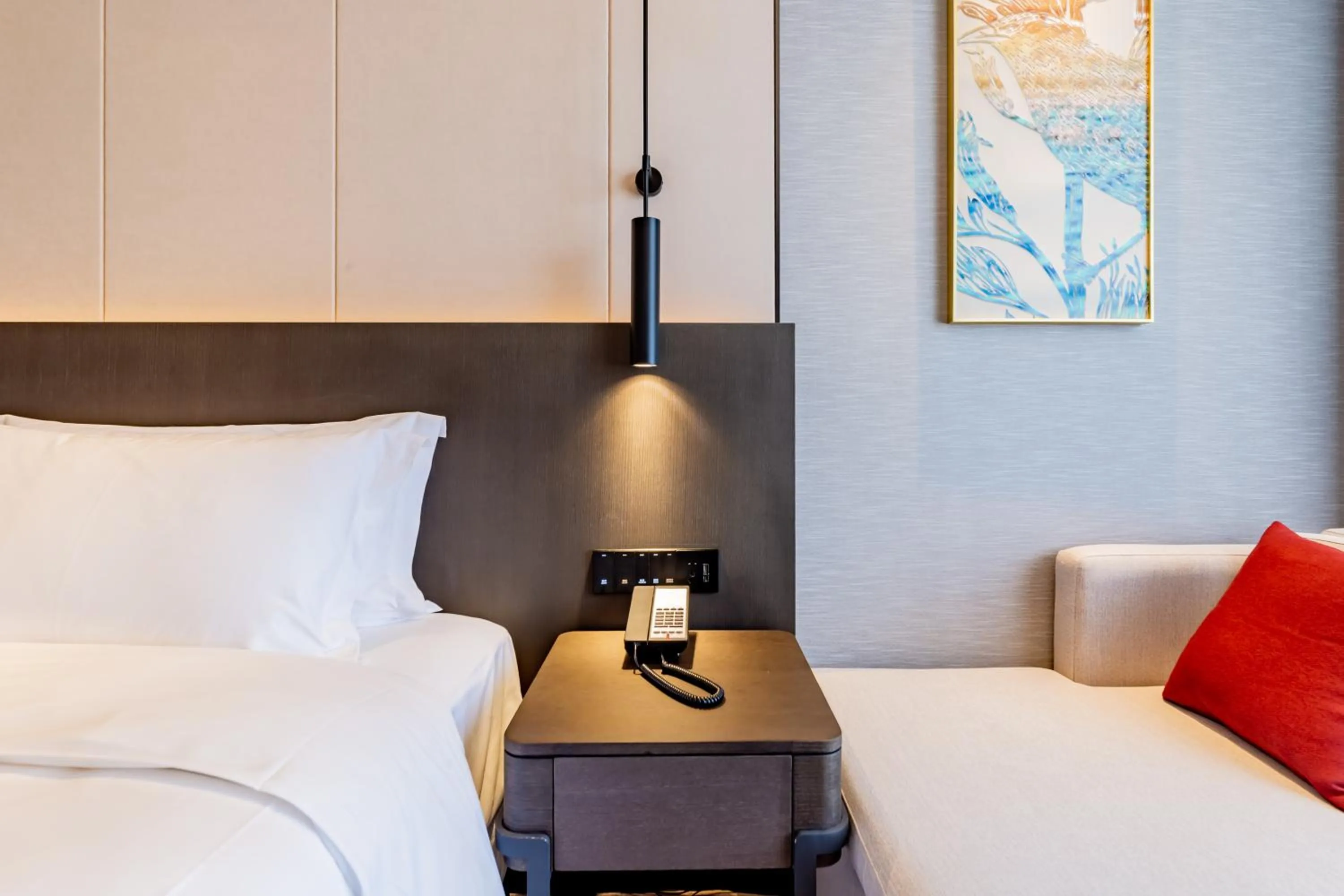 Bed in Ramada by Wyndham Bayannur