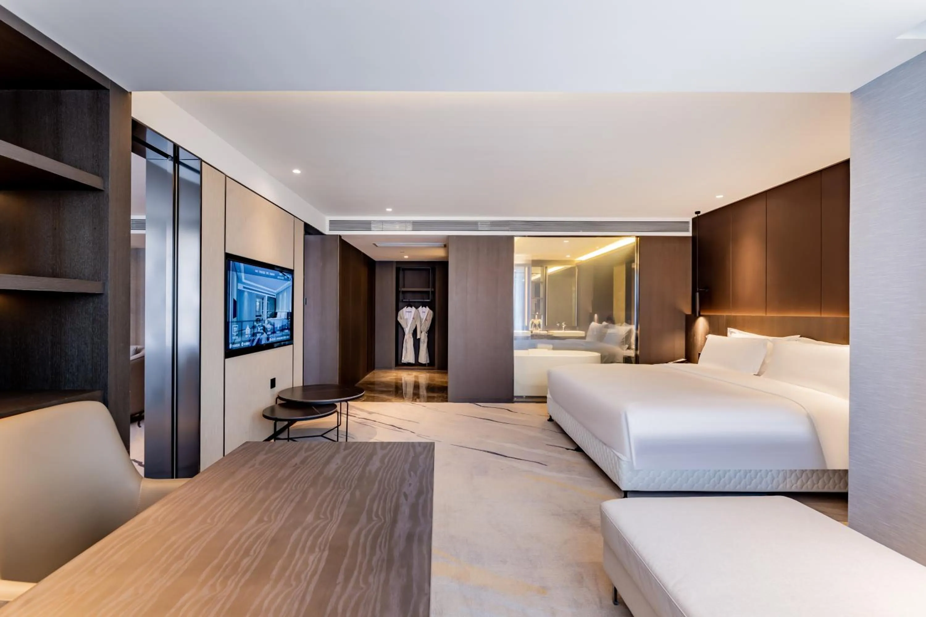 Property building, Bed in Ramada by Wyndham Bayannur