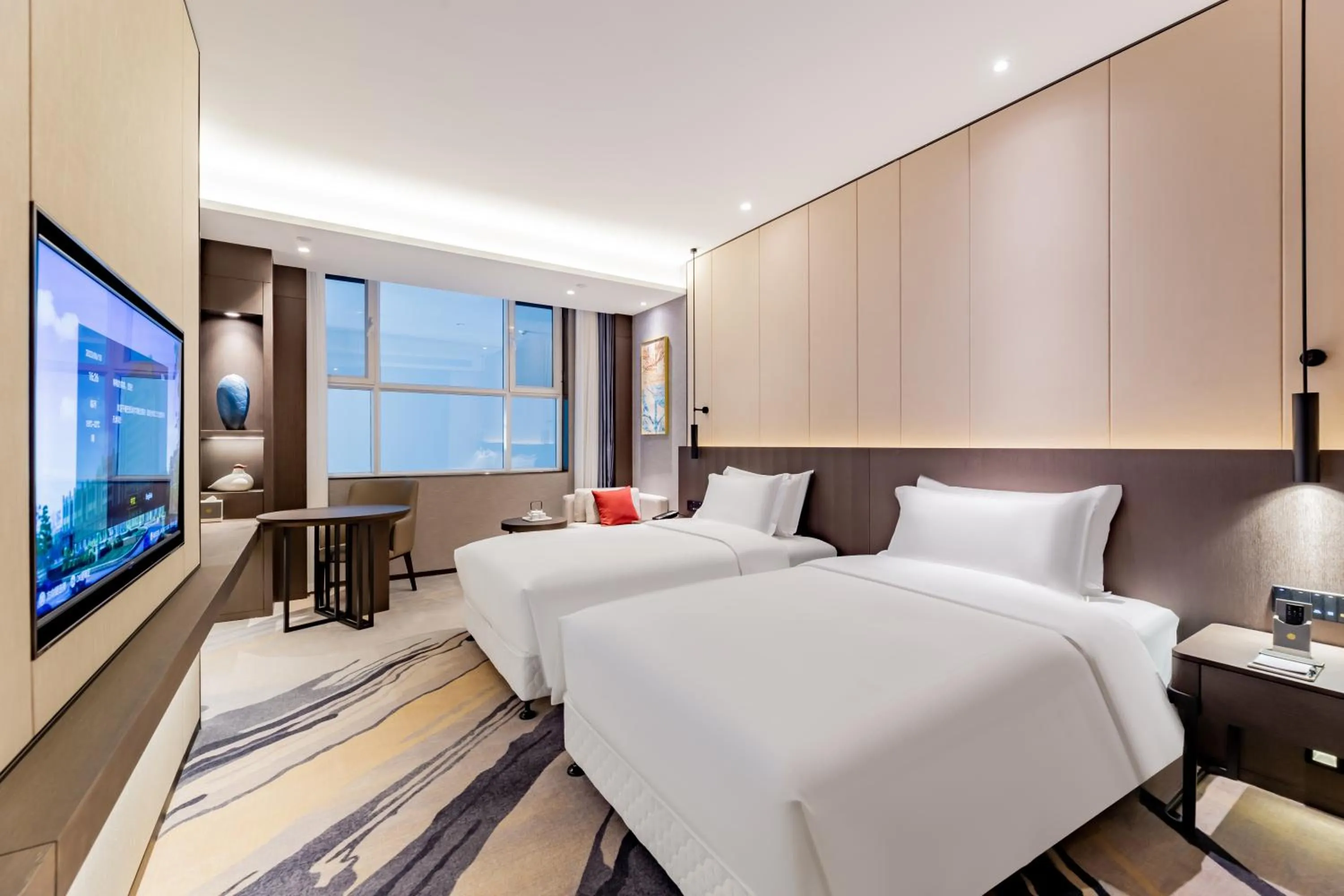 Bed in Ramada by Wyndham Bayannur