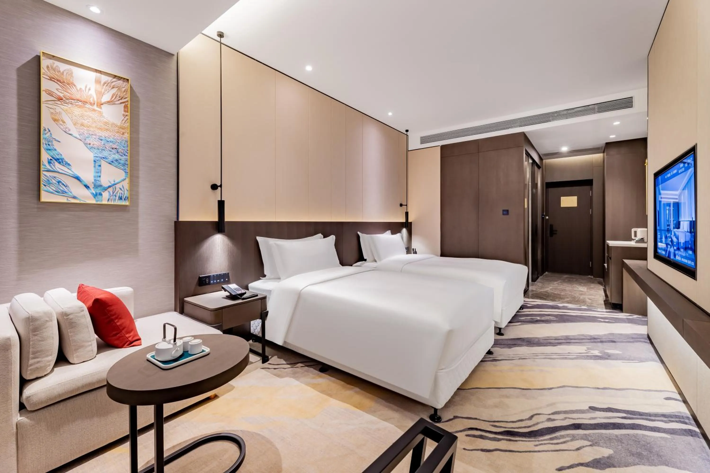 Bed in Ramada by Wyndham Bayannur