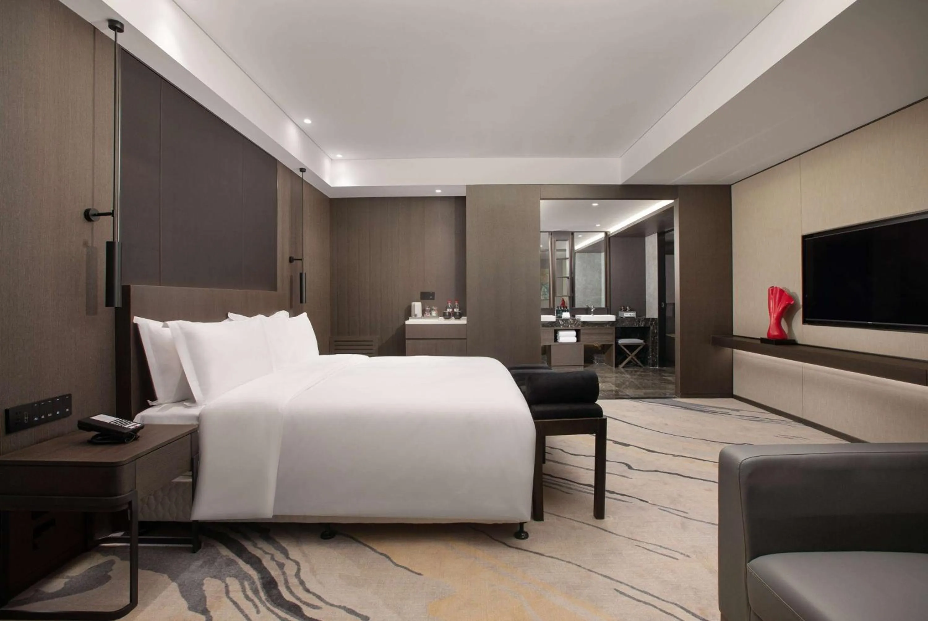 Photo of the whole room, Bed in Ramada by Wyndham Bayannur