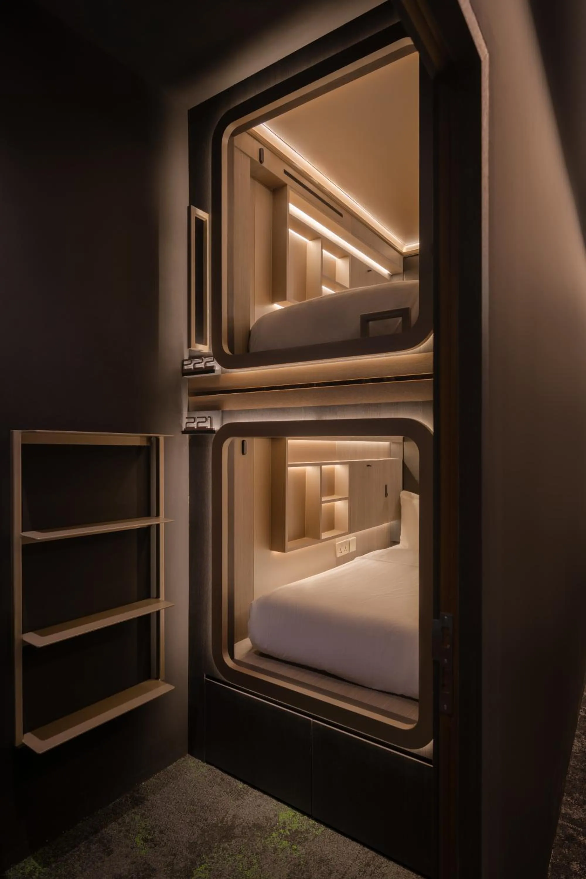 Bed in Cube Social Boutique Capsule Hotel at Boat Quay