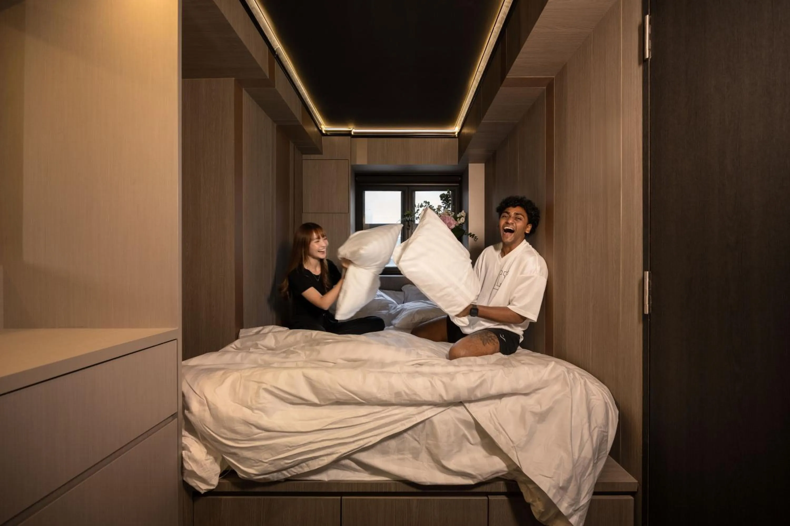 Bed in Cube Social Boutique Capsule Hotel at Boat Quay