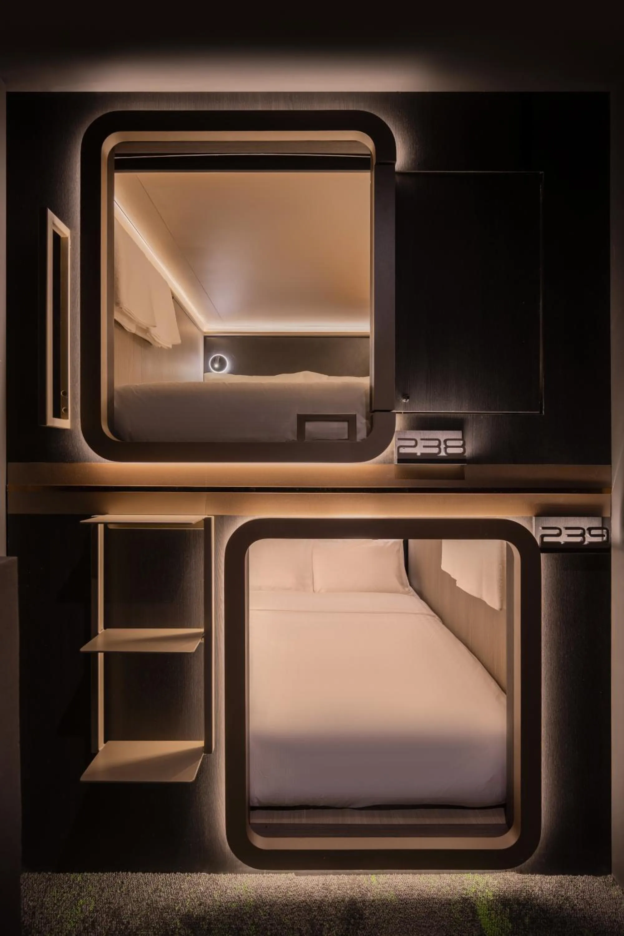 Bed in Cube Social Boutique Capsule Hotel at Boat Quay
