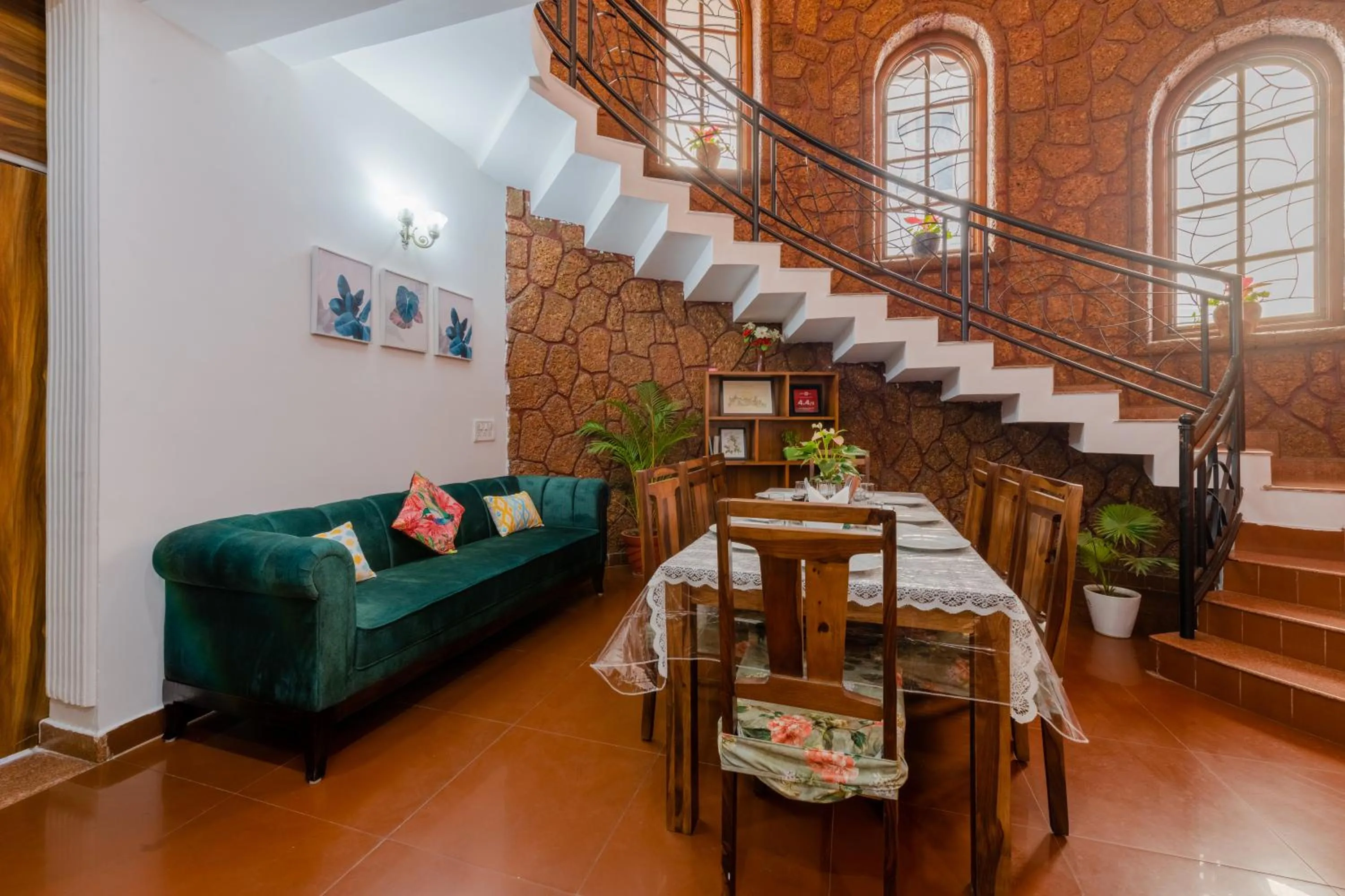 Dining area in Redstone Villa by Revkeys