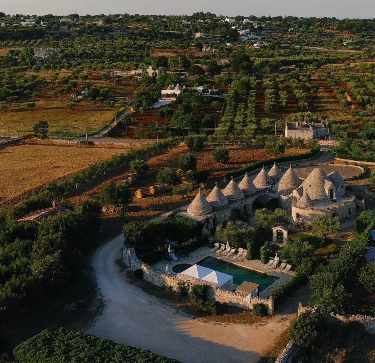Bird's eye view in Masseria Montanaro