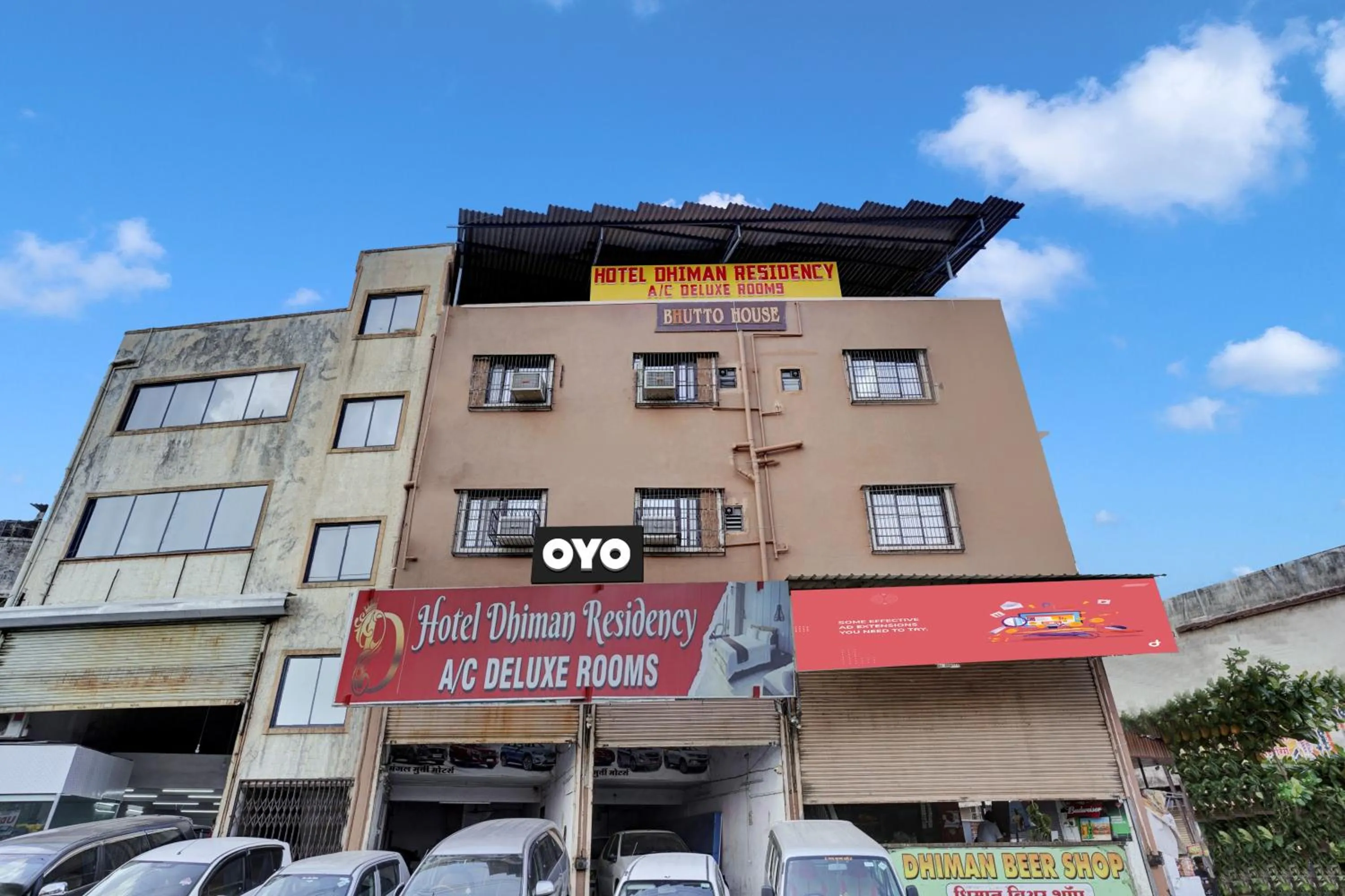 Facade/entrance in Hotel O Dhiman Residency