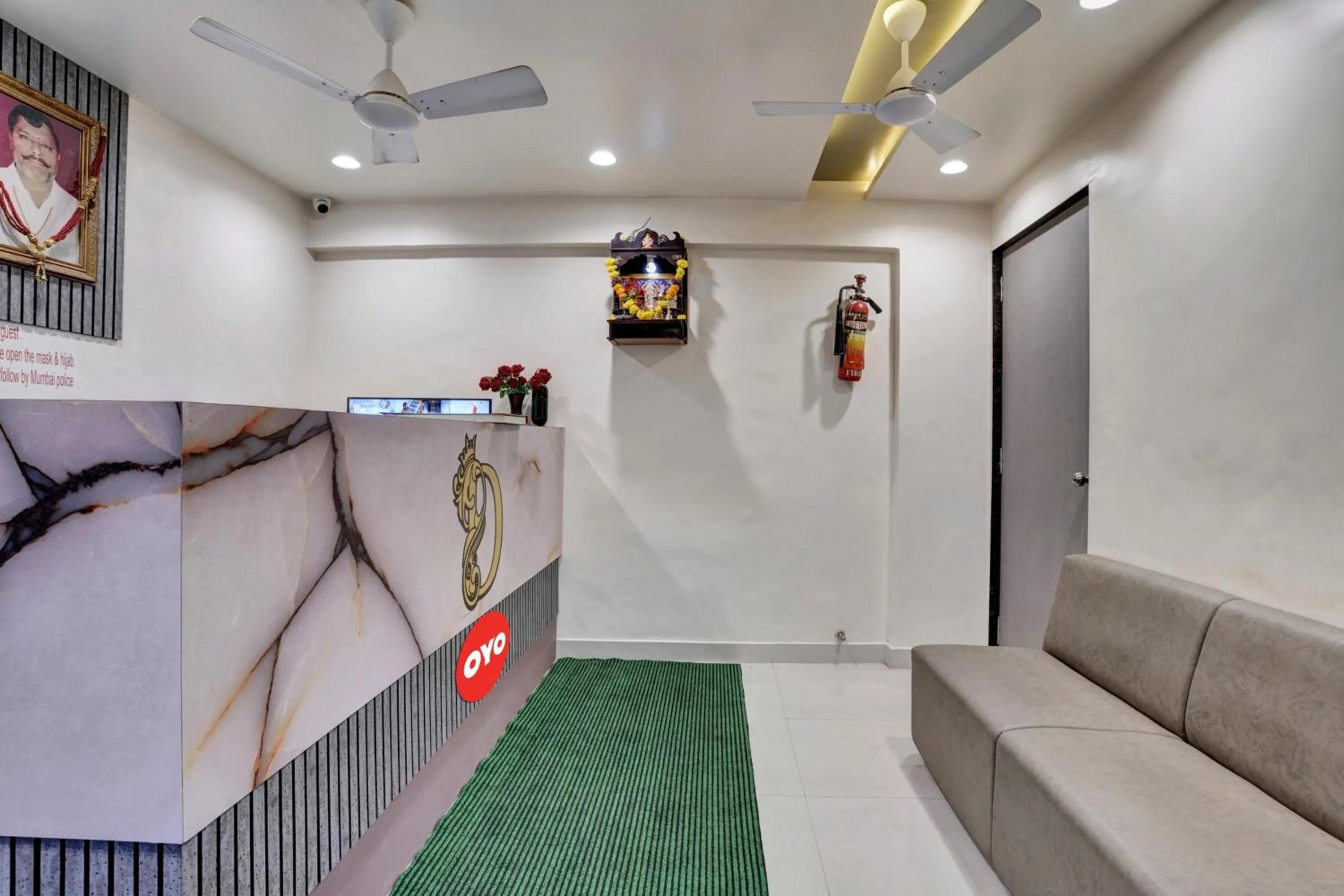 Lobby or reception in Hotel O Dhiman Residency