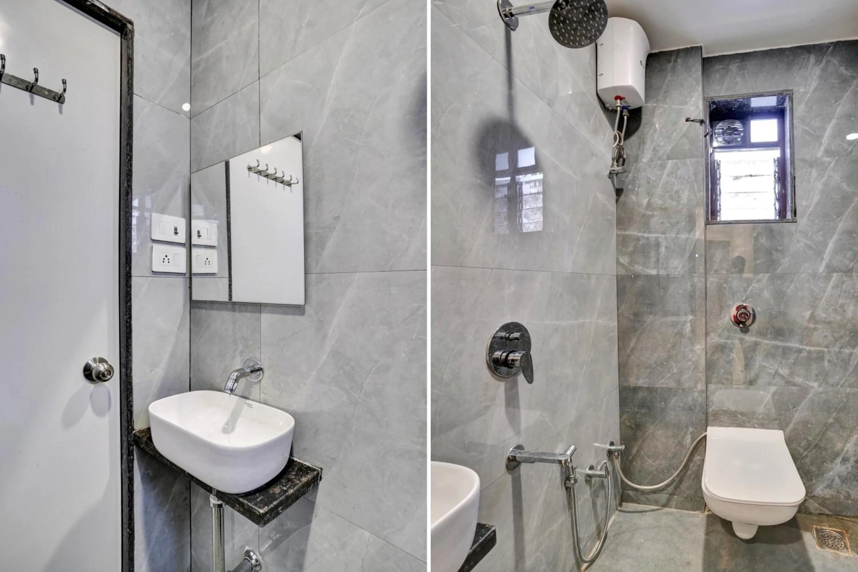 Bathroom in Hotel O Dhiman Residency