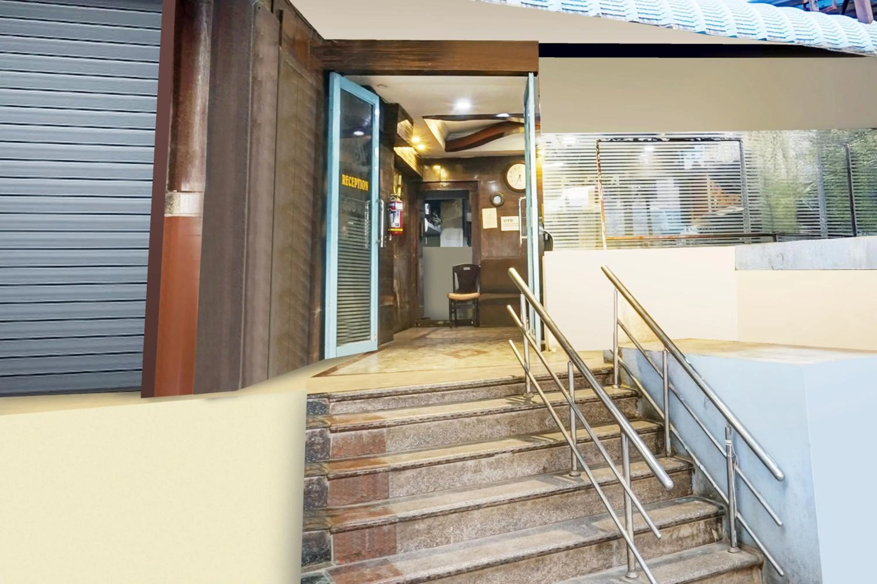 Facade/entrance in Super Hotel O Padmavathi Puram Near Railway Station