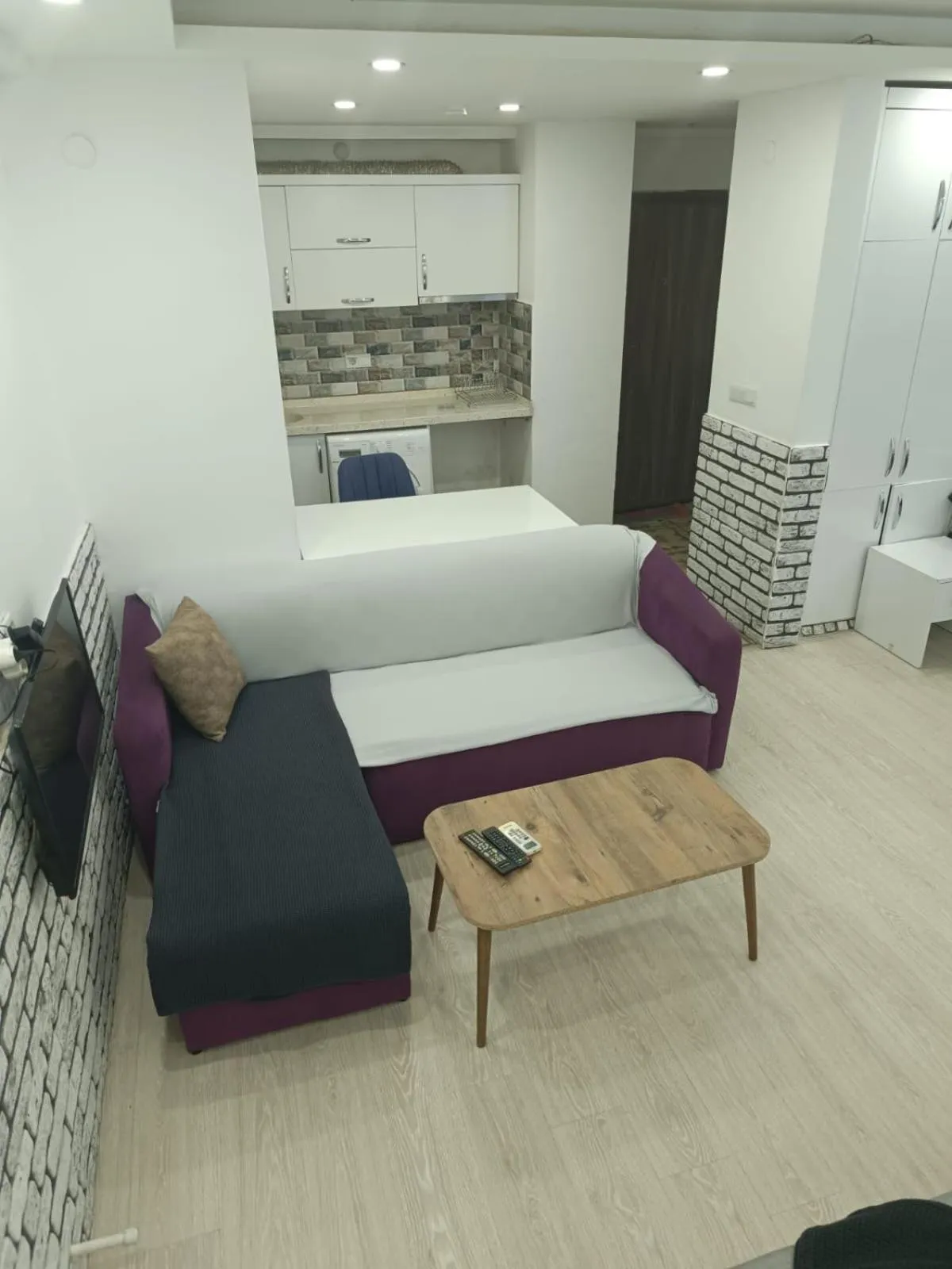 Kitchen or kitchenette in Gardenya Lara Suit Hotel