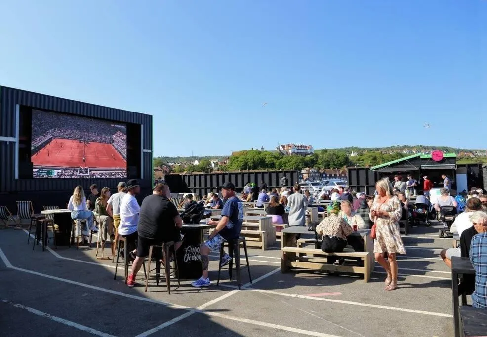 People in Unique 2BD Apartment Folkestone Harbour