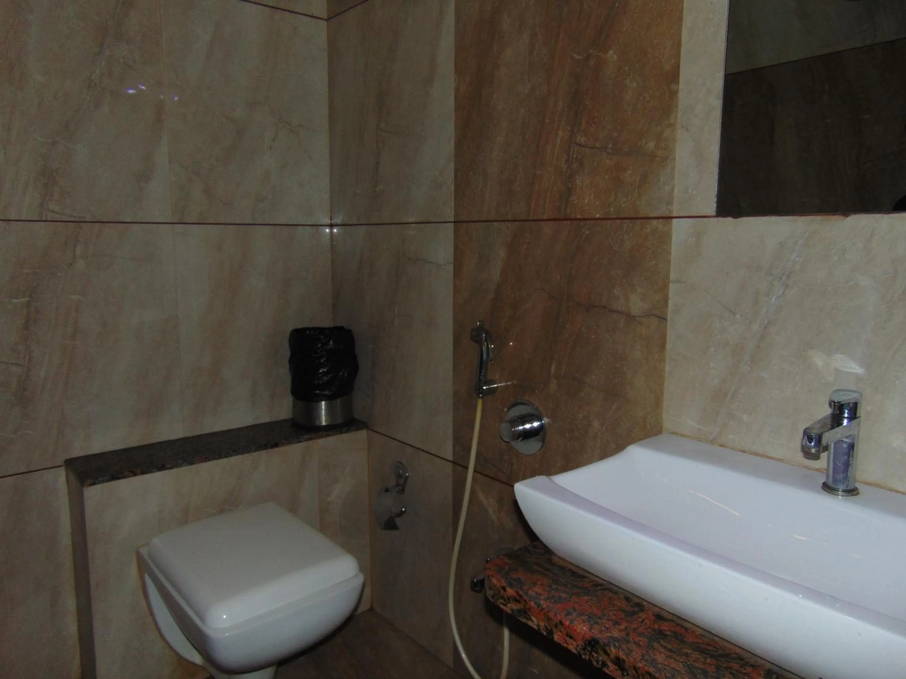 Shower in HOTEL REST INN