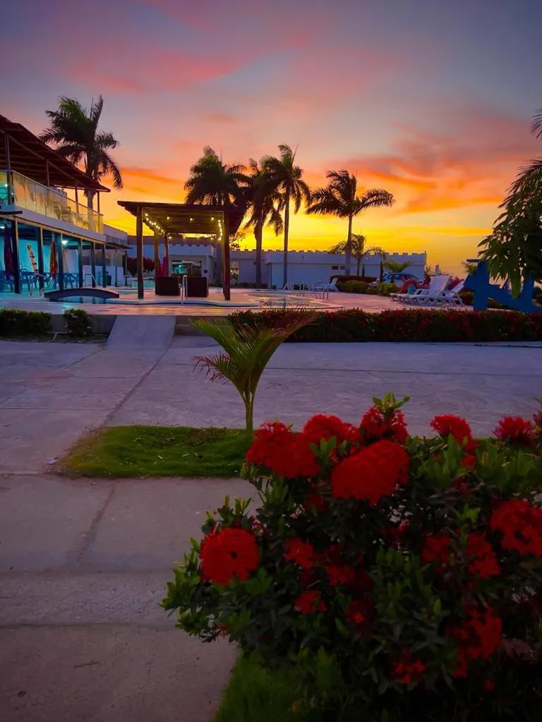 Garden view in Hotel Castillo del Mar
