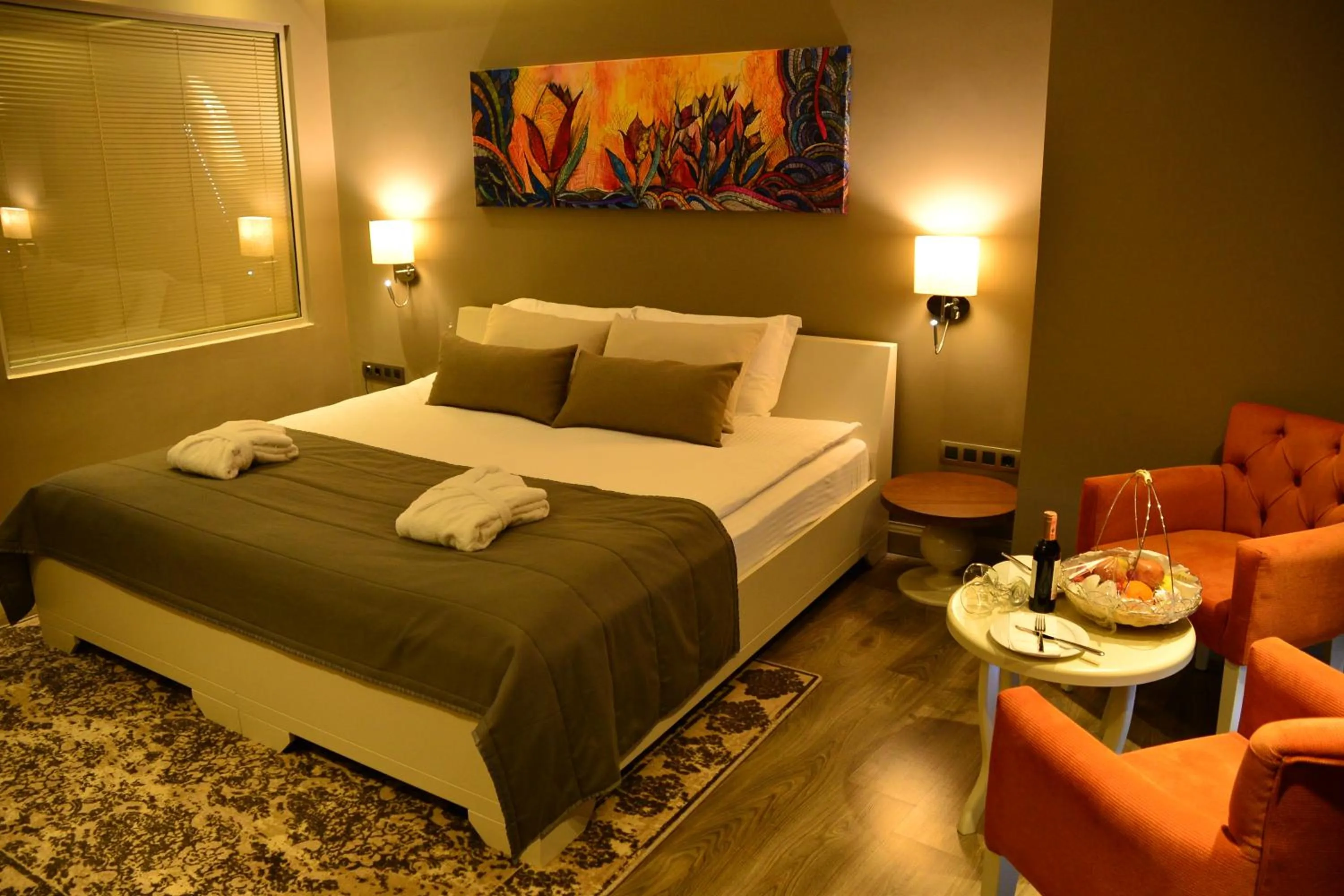 Bed in Doğa Thermal Health & Spa