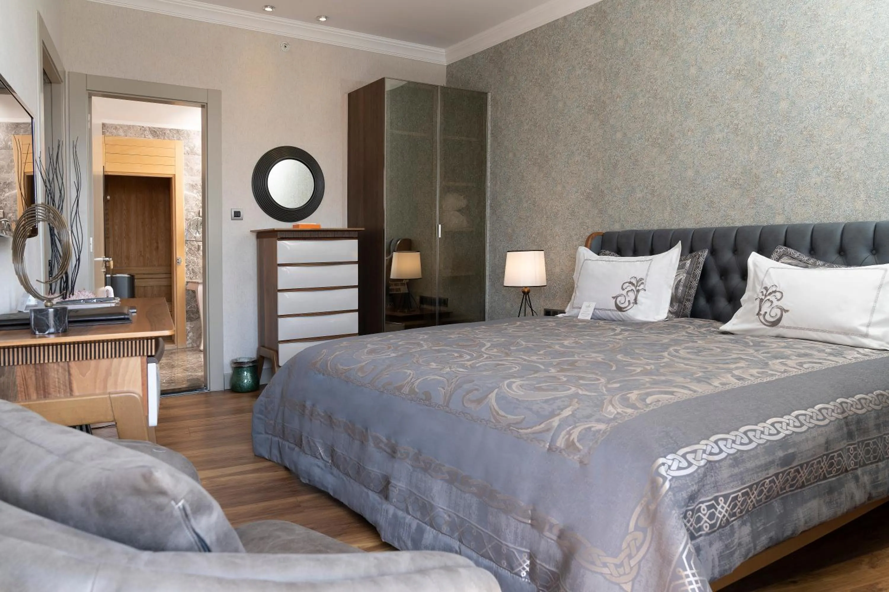 Bed in Doğa Thermal Health & Spa