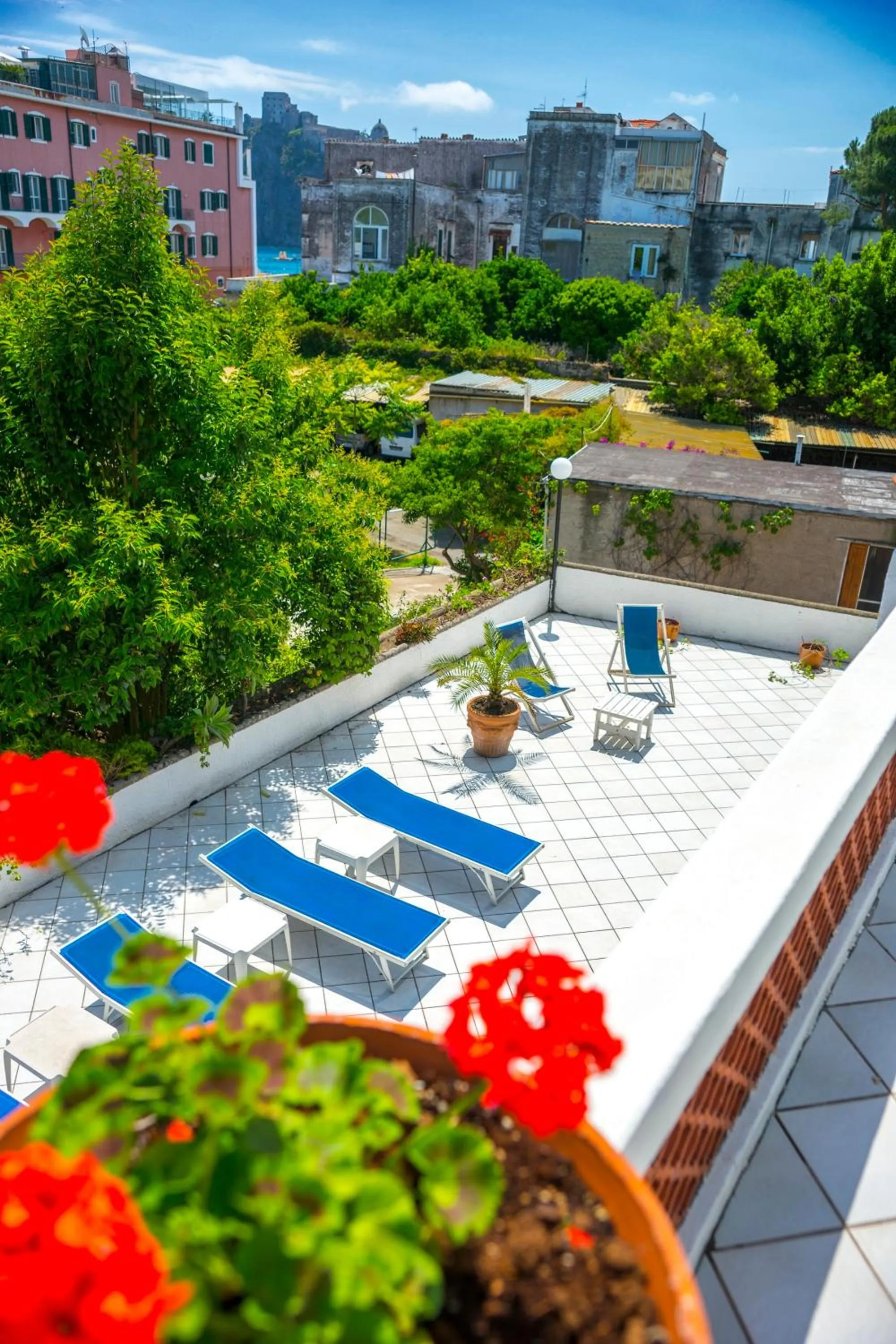 Balcony/Terrace in Villa Panoramica - Ischia Ponte