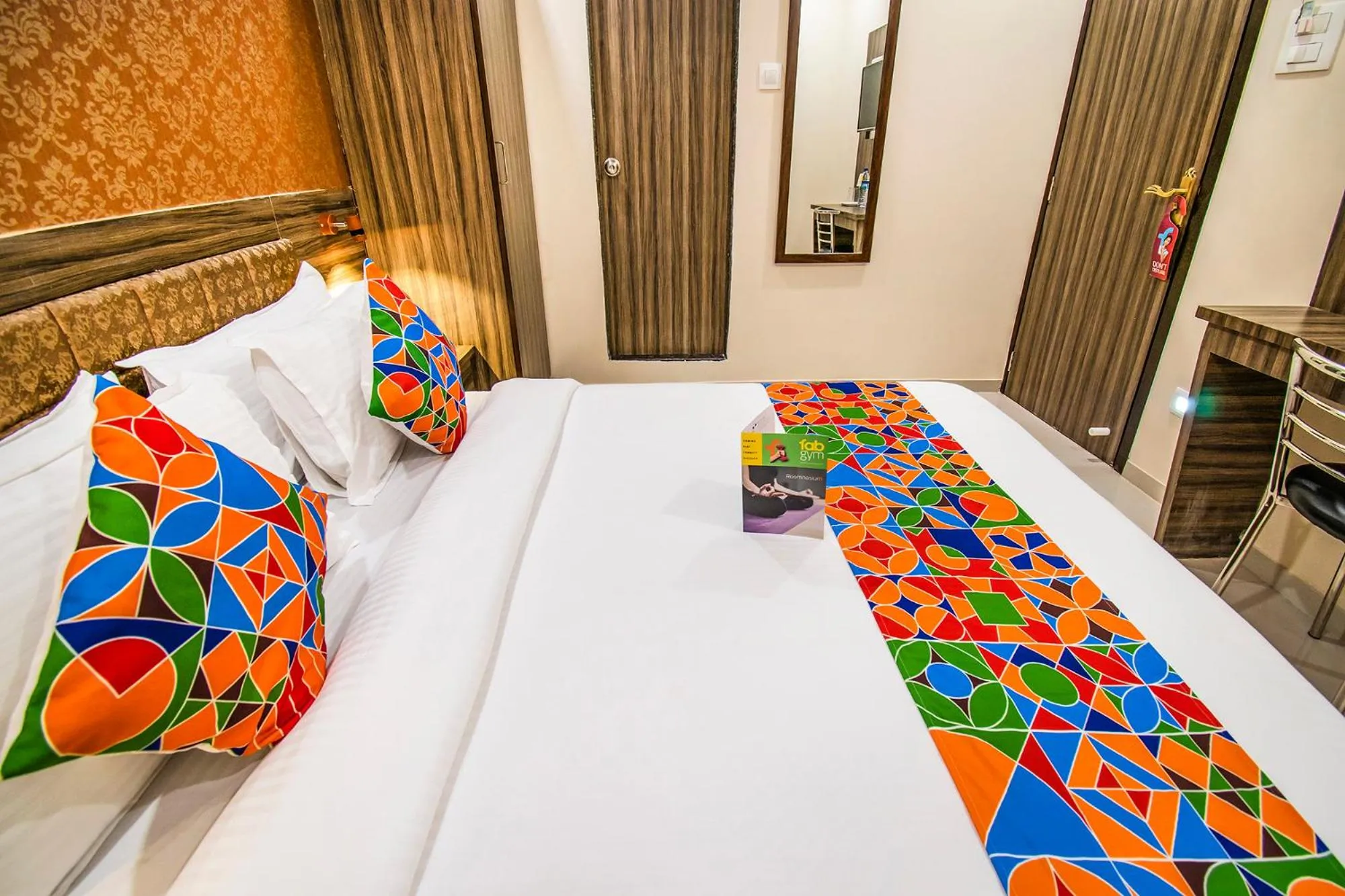 Bed in FabExpress Orange Suites - Nr Mumbai International Airport