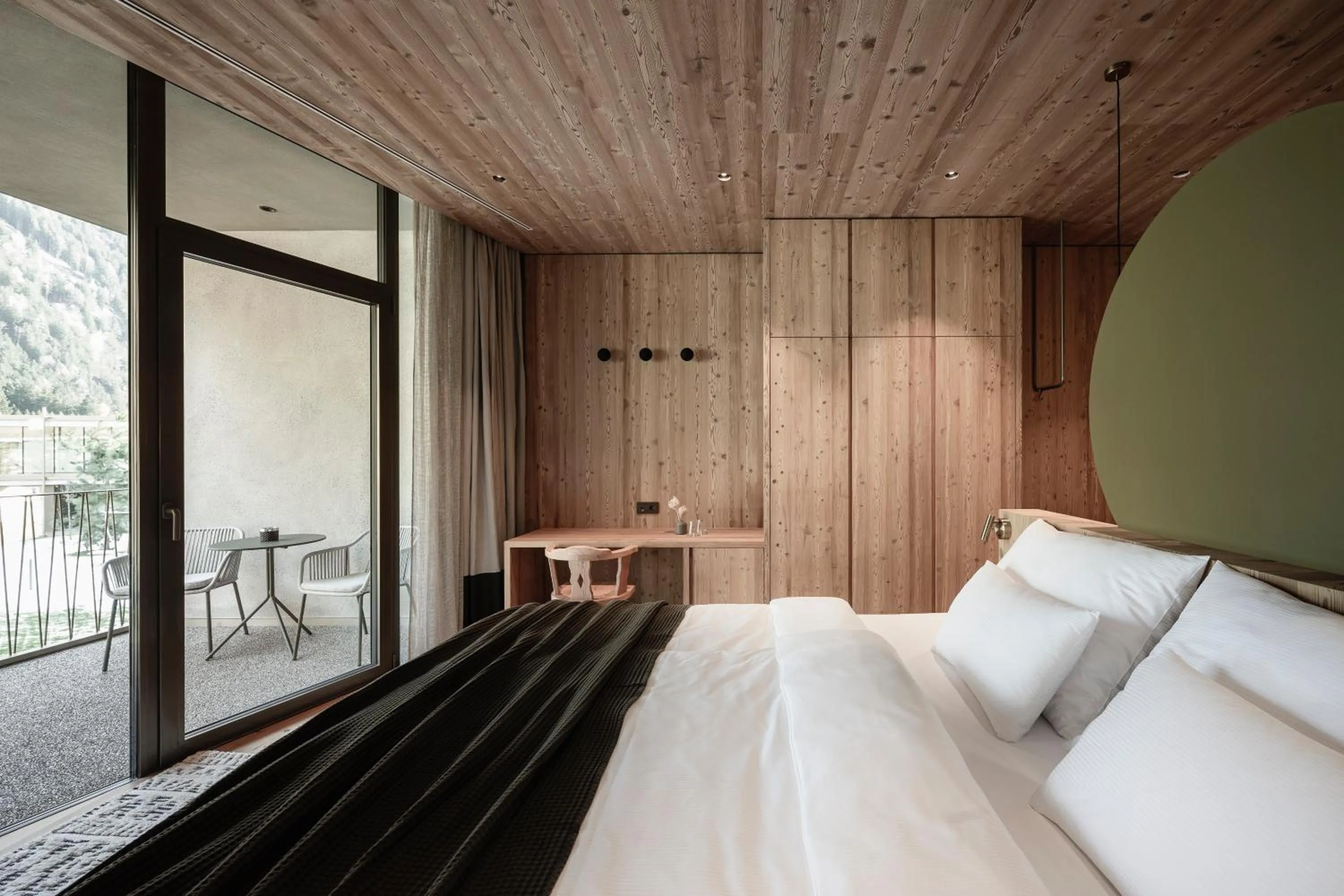 Bed in OLM Nature Escape - Eco Aparthotel