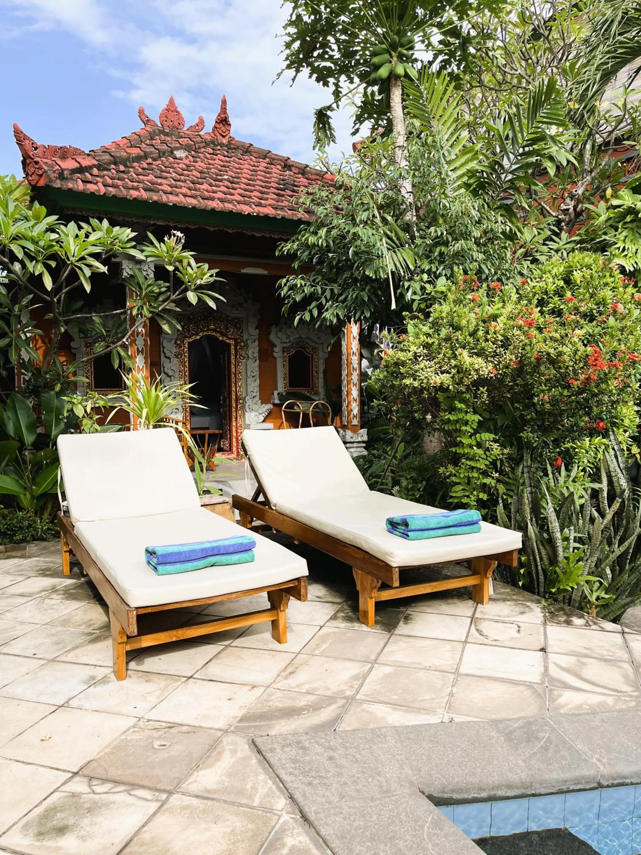 Garden in Kubu Elsa Bali