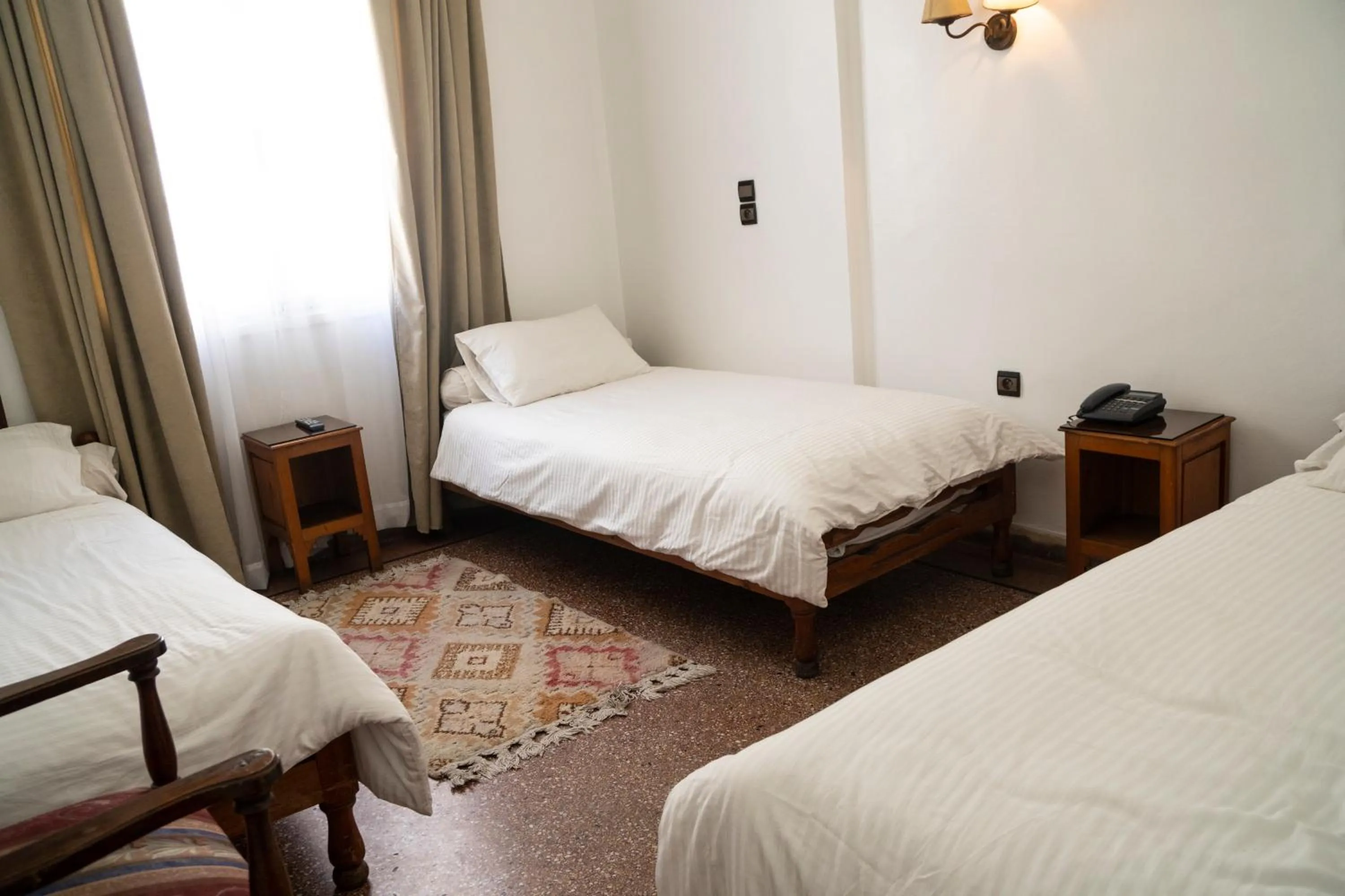 Bed in Hôtel Mauritania