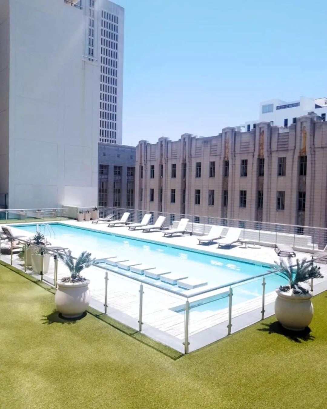 Pool view in Mandela Rhodes Place