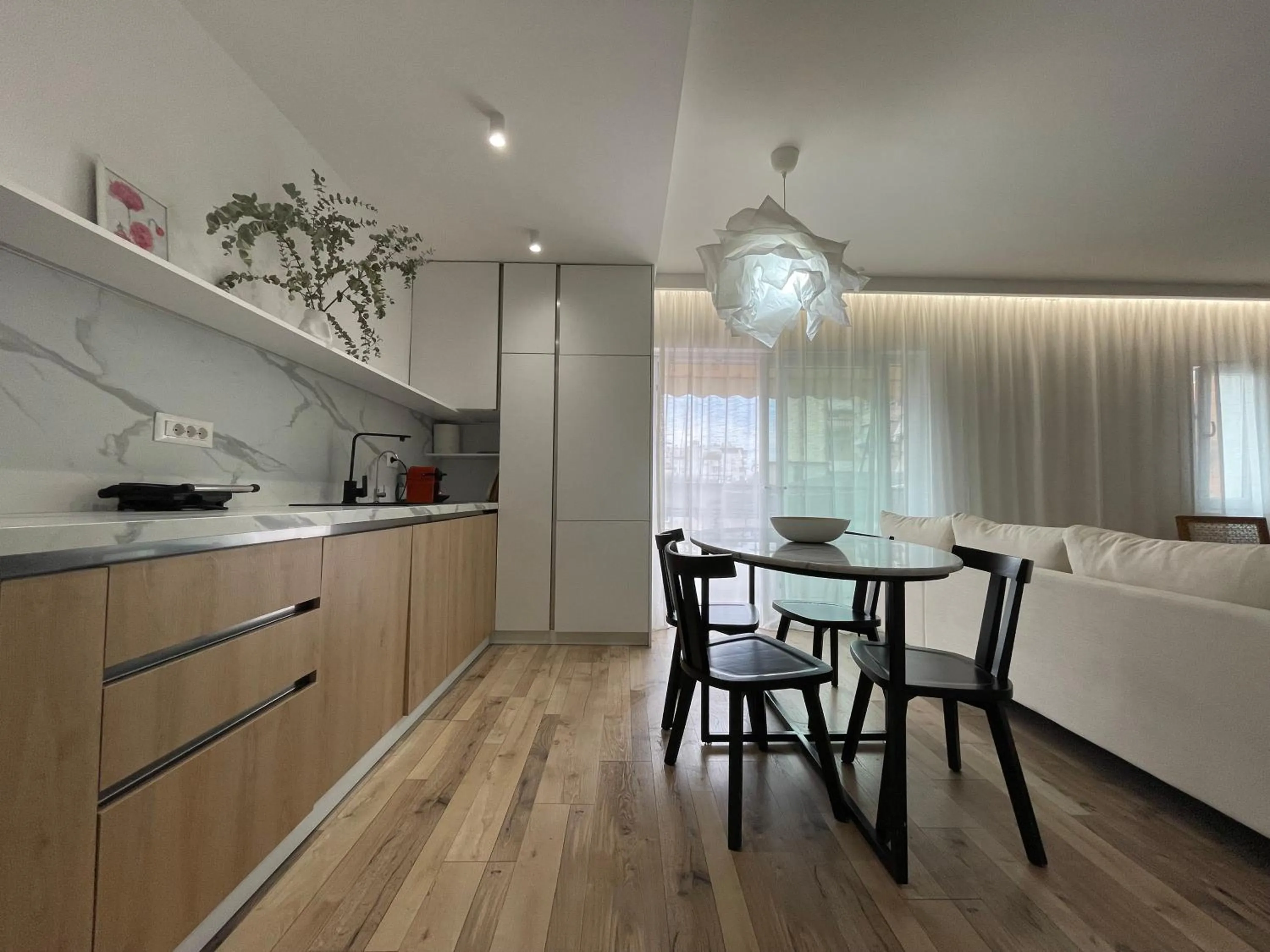 Kitchen or kitchenette in Myslym Shyri's Apartments